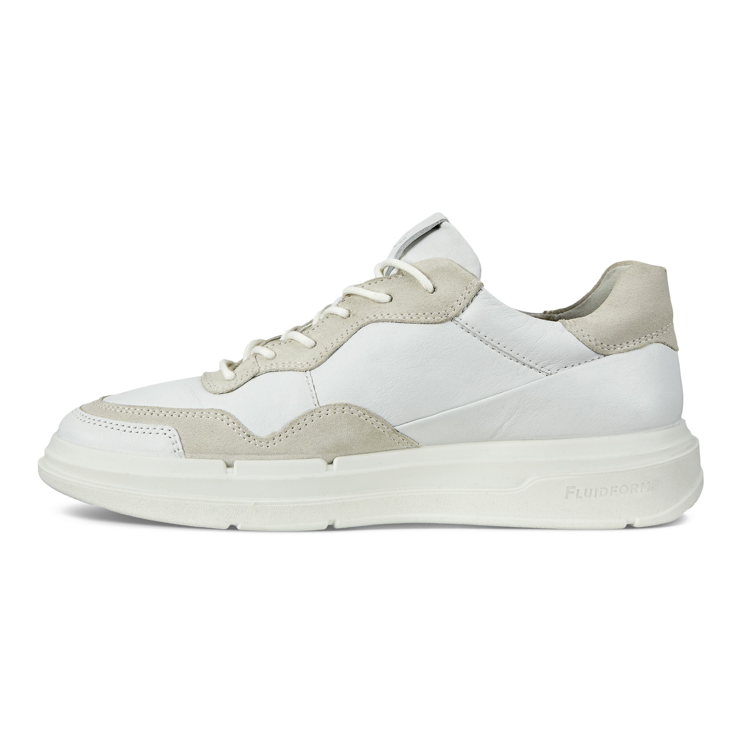 Women's ECCO® Soft X Leather Sneaker - White - Inside