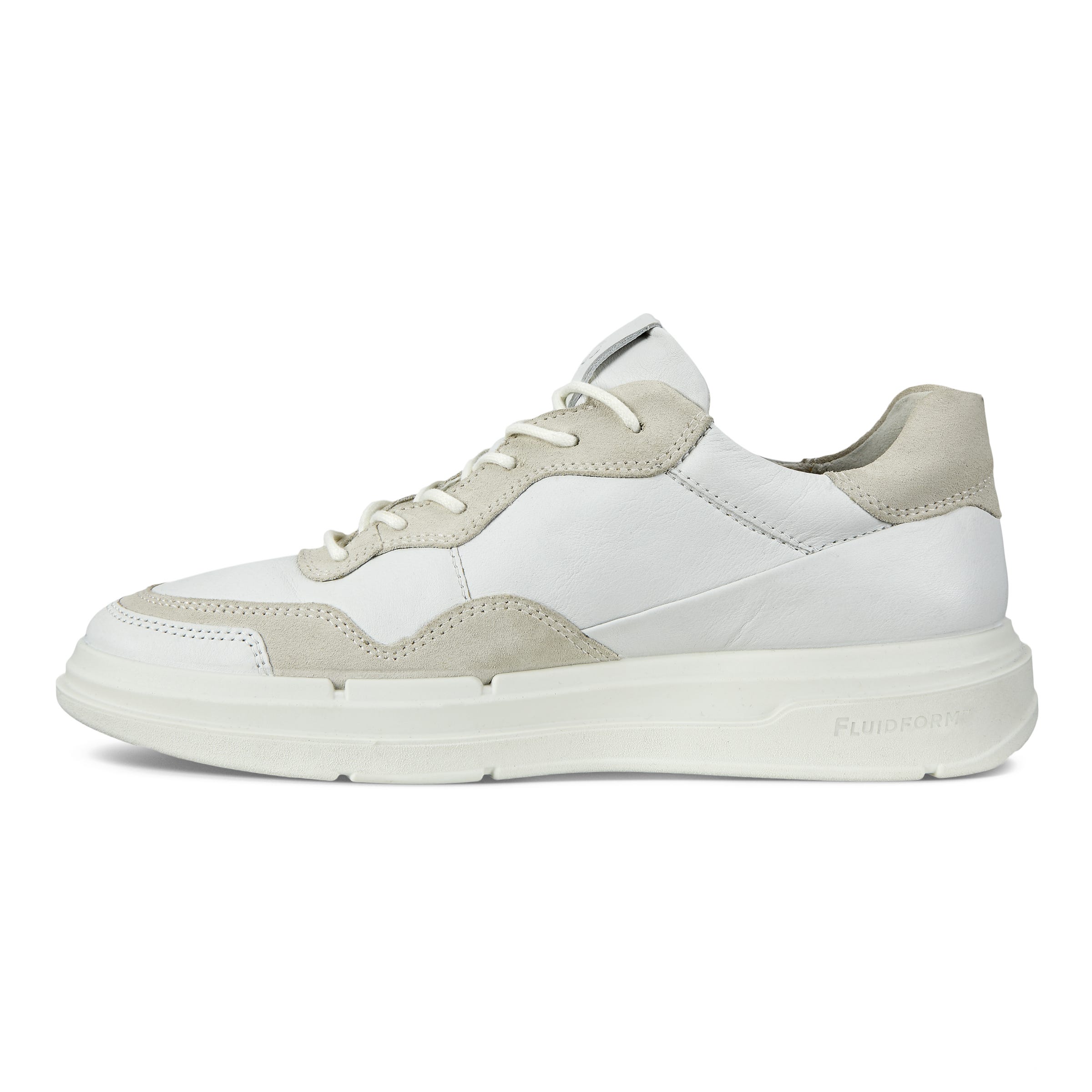 Women's ECCO® Soft X Leather Sneaker - White - Inside