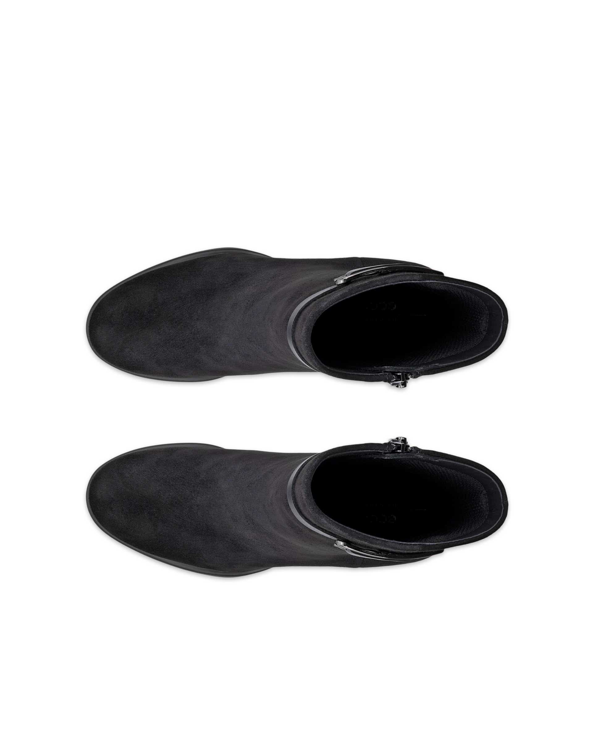 Women's ECCO® SCULPTED LX 55 Suede Ankle Boot - Black - Top left pair