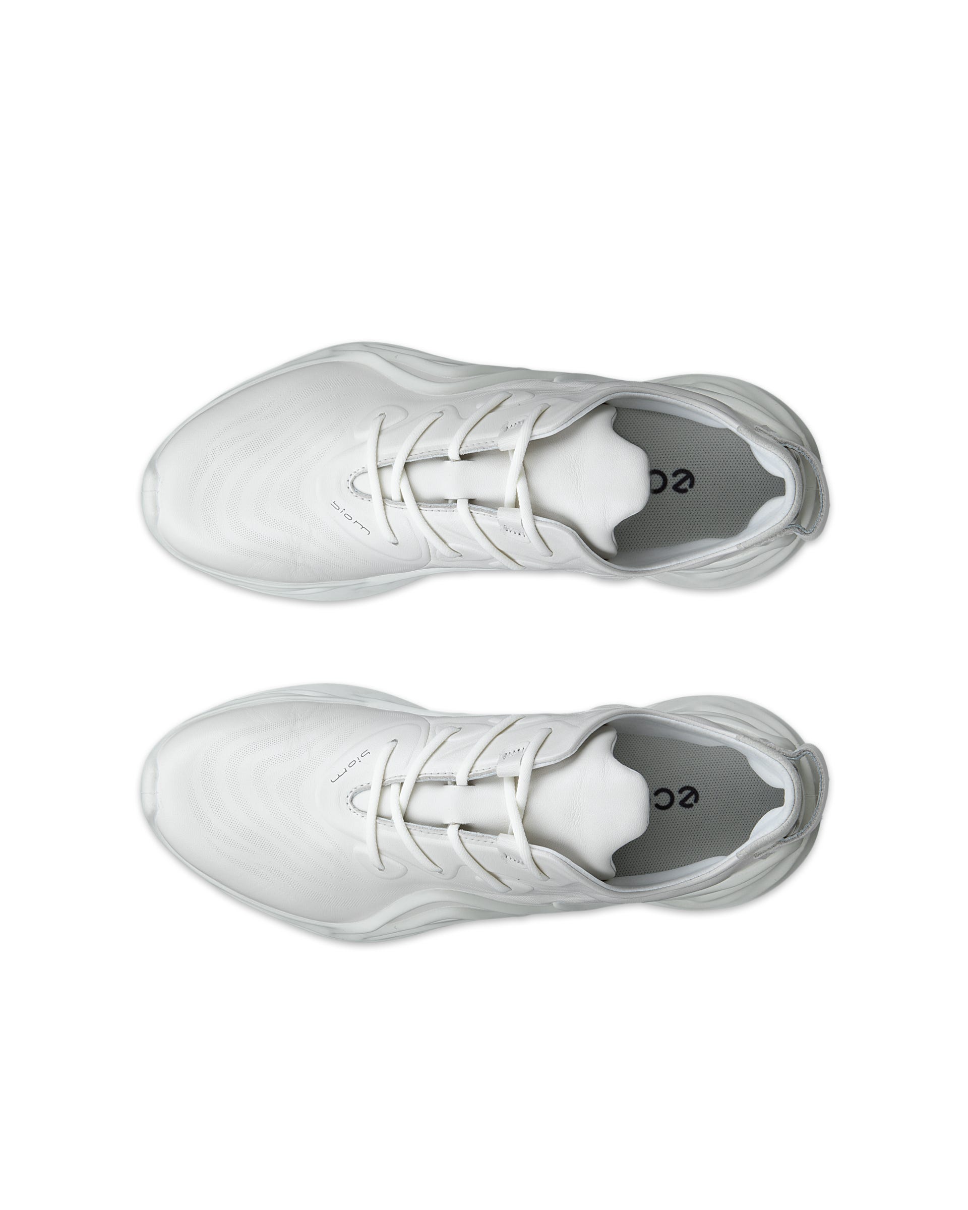 ECCO® Biom Infinite női bőr sneaker - Fehér - Top left pair