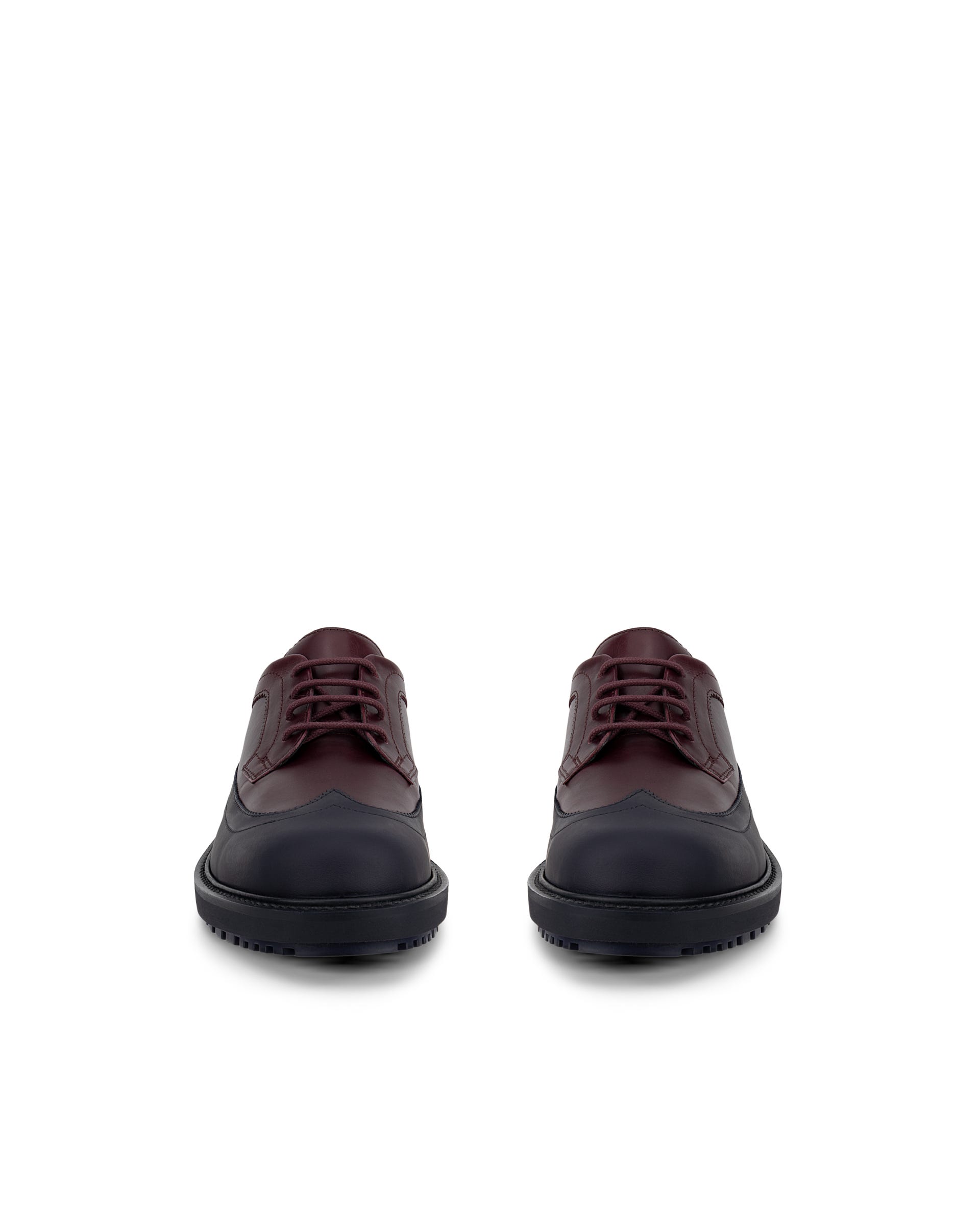 ECCO® METROPOLE OSLO derbies en cuir pour femme - Rouge - Front pair