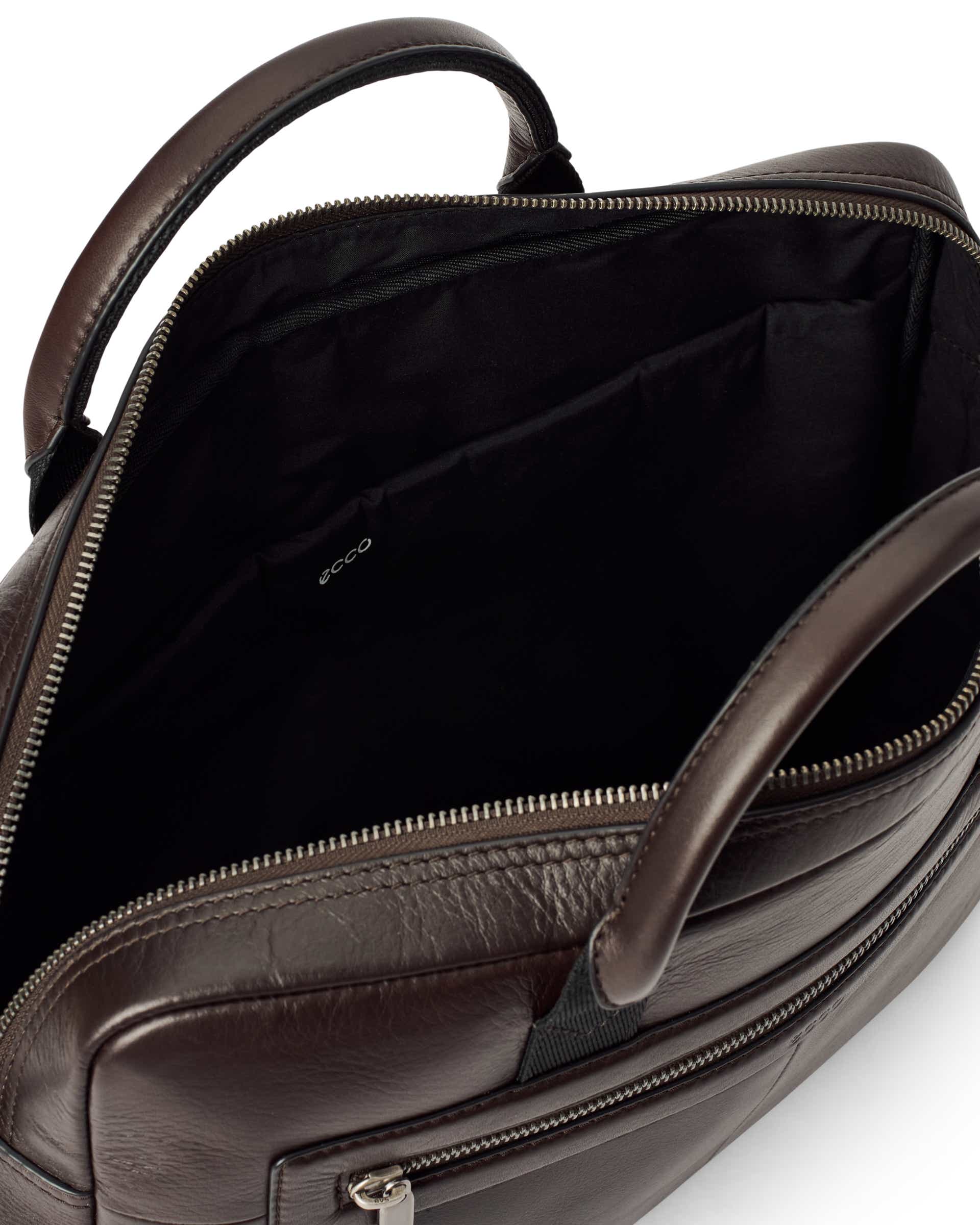 ECCO® MODE LAPTOP BAG PC-taske i læder til herrer - Brun - Inside