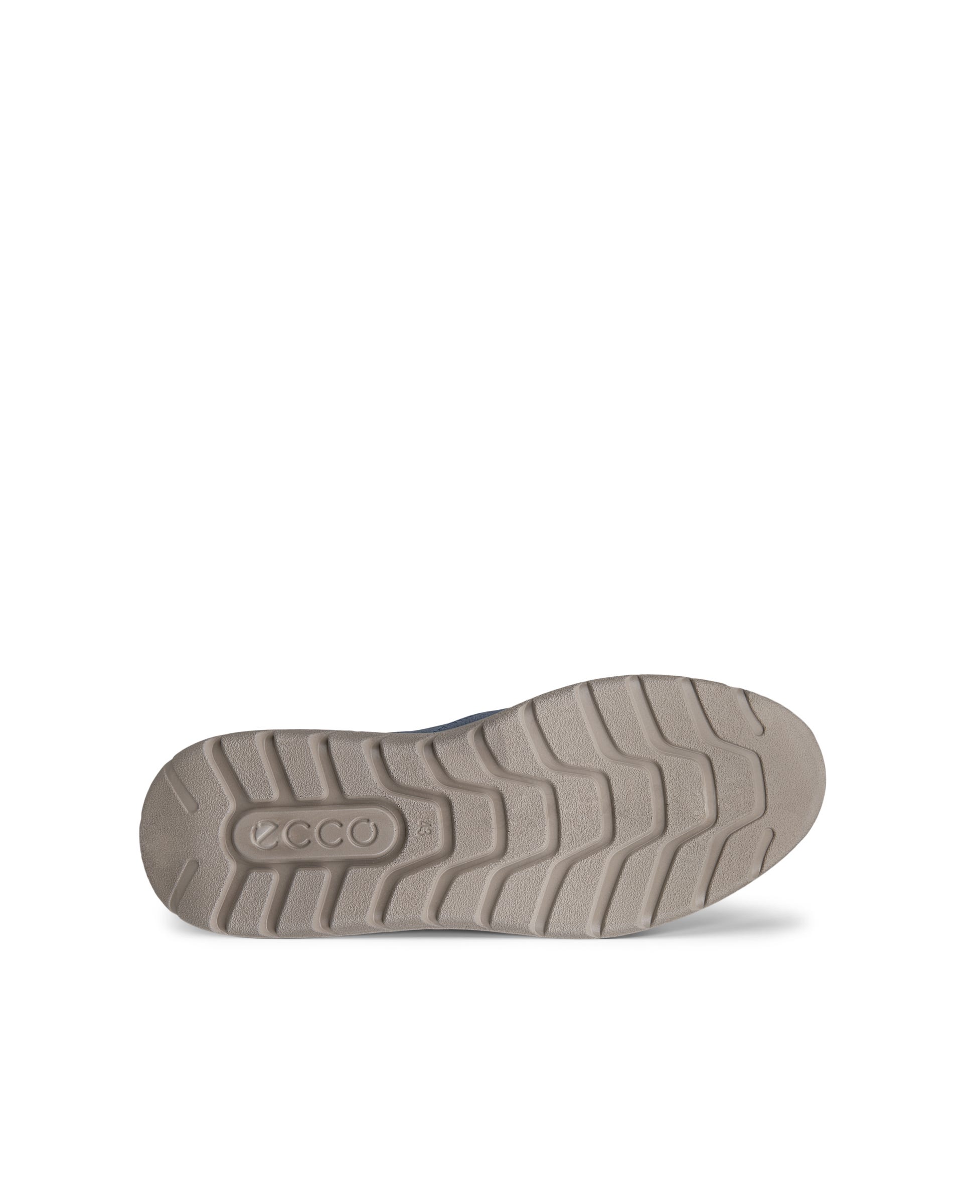 Męskie nubukowe wsuwane buty sportowe ECCO® CITY STRIDE - Niebieski - Outside