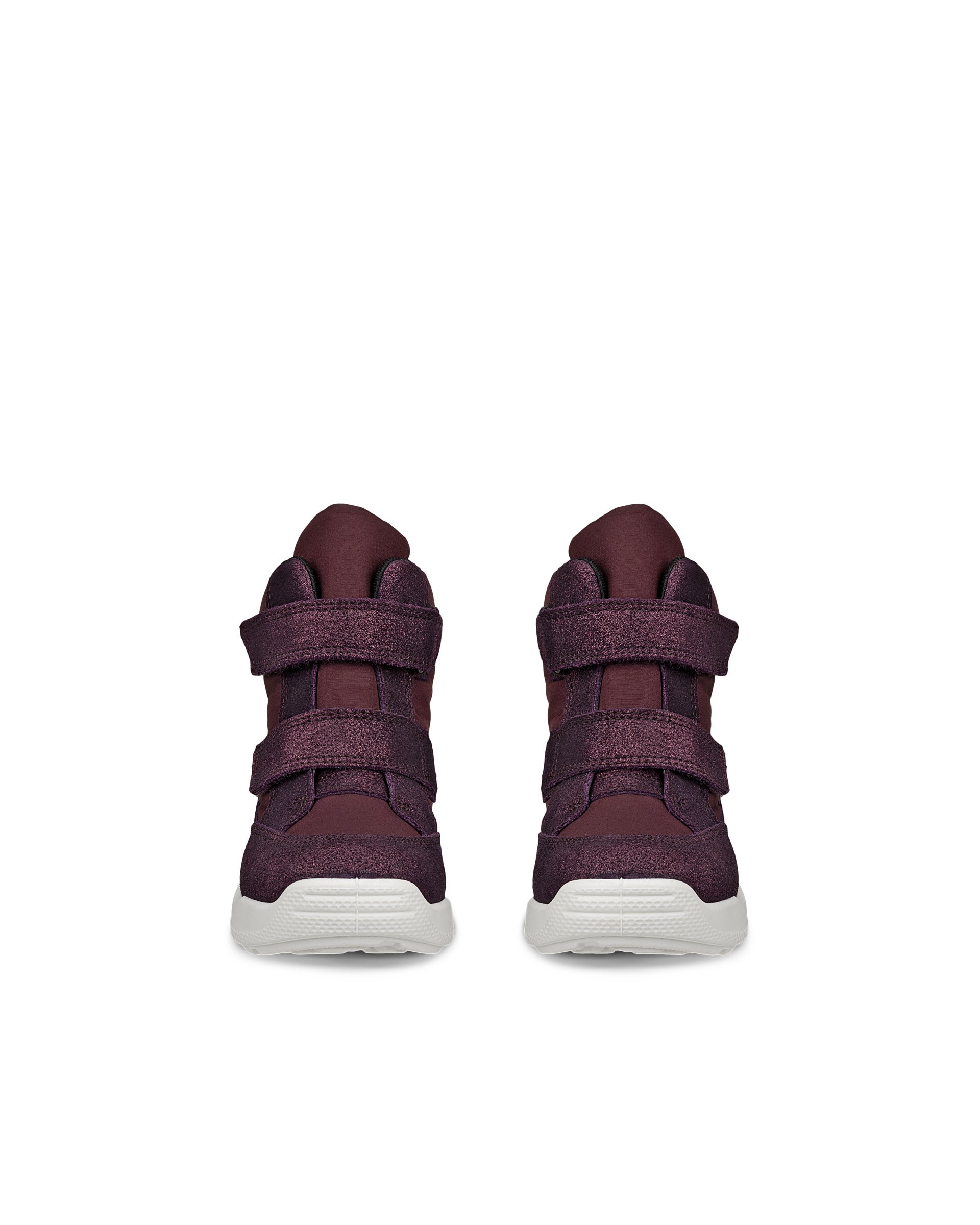 ECCO® Urban Mini Kinder Halbhoher Stiefel aus Veloursleder mit Gore-Tex - Lila - Front pair