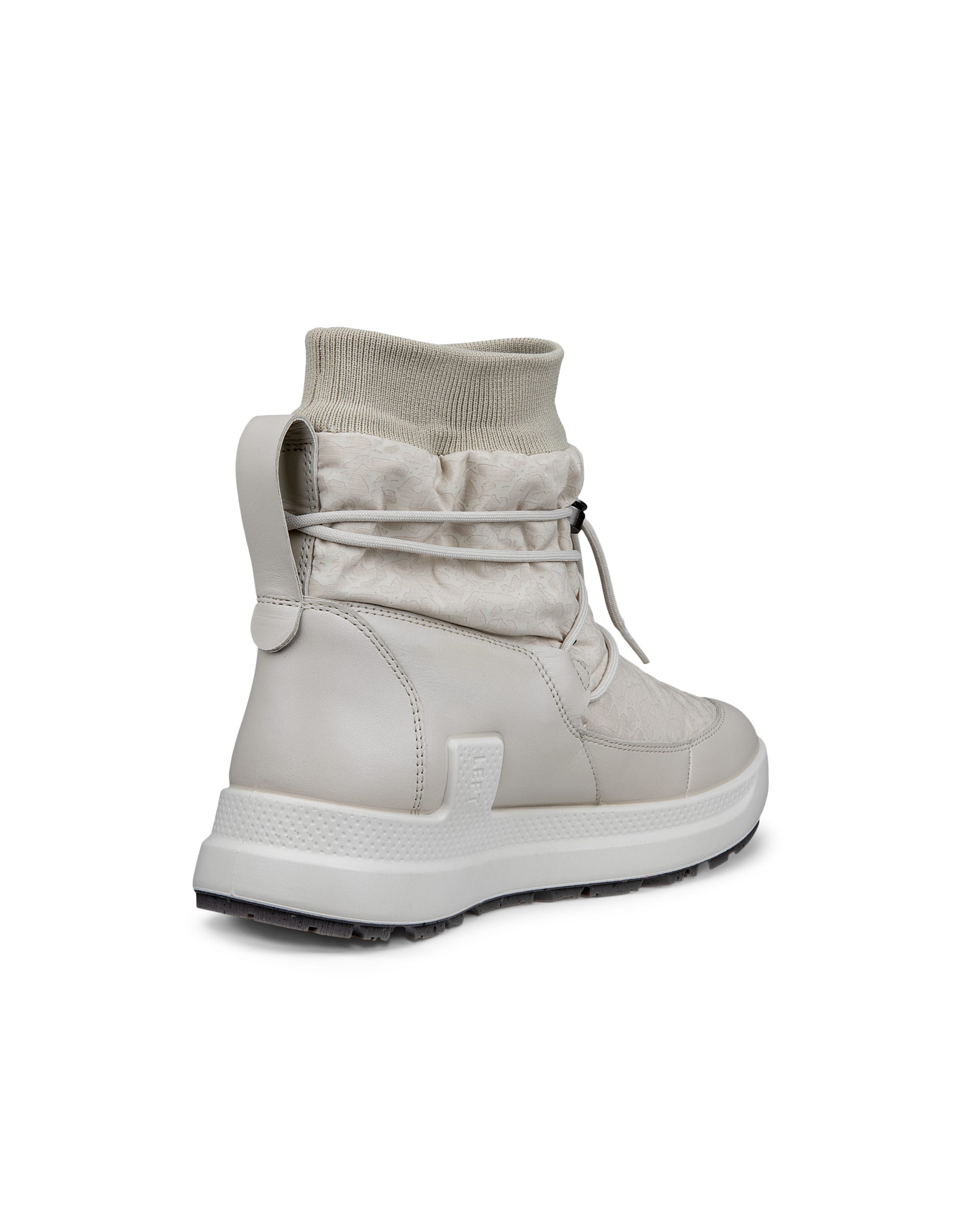 ECCO SOLICE MID Women ウィメンズ レザーウォータープルーフブーツ - グレー - Back