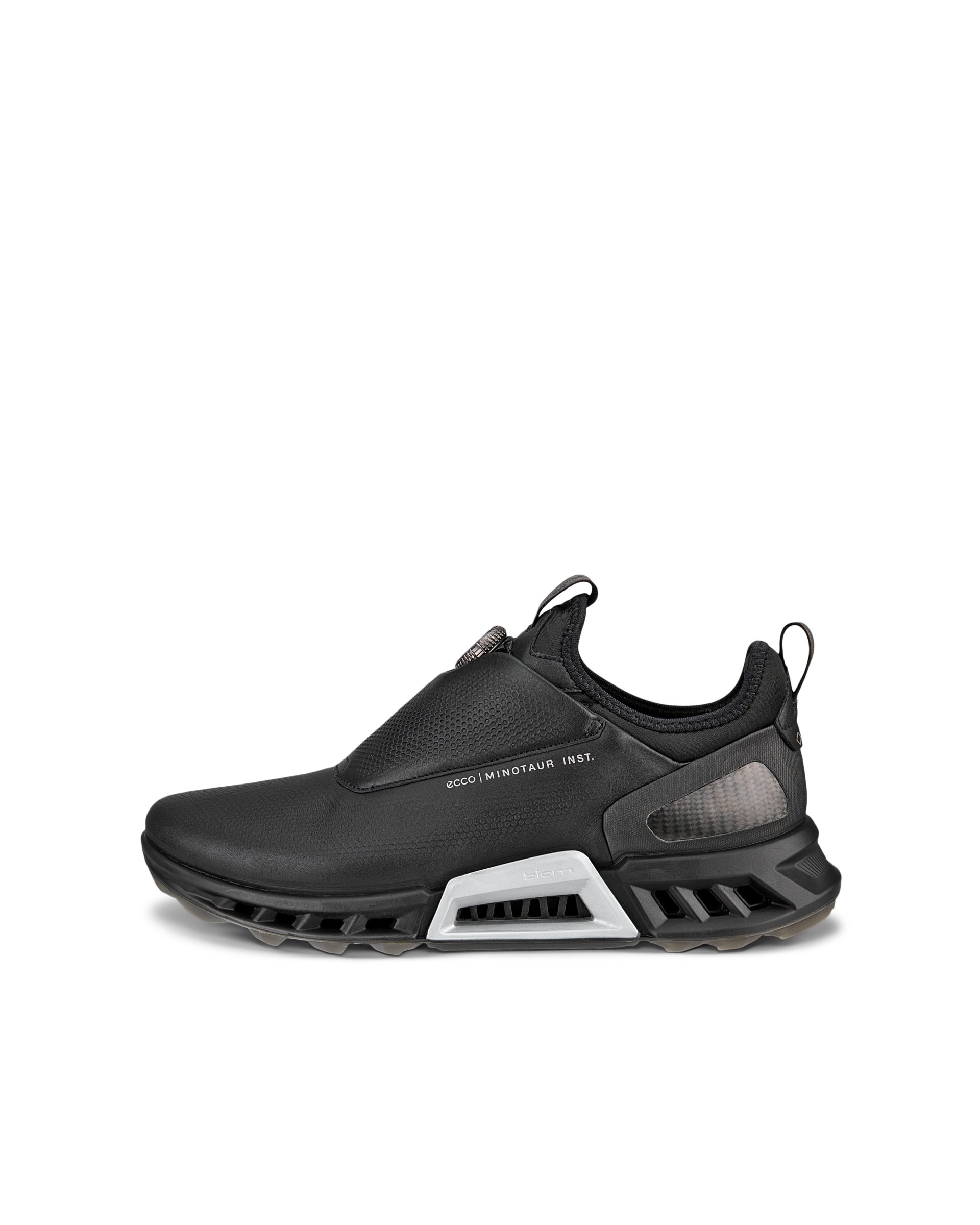 ECCO Golf BIOM C4 メンズ レザーGore-Texゴルフシューズ - ブラック - Outside
