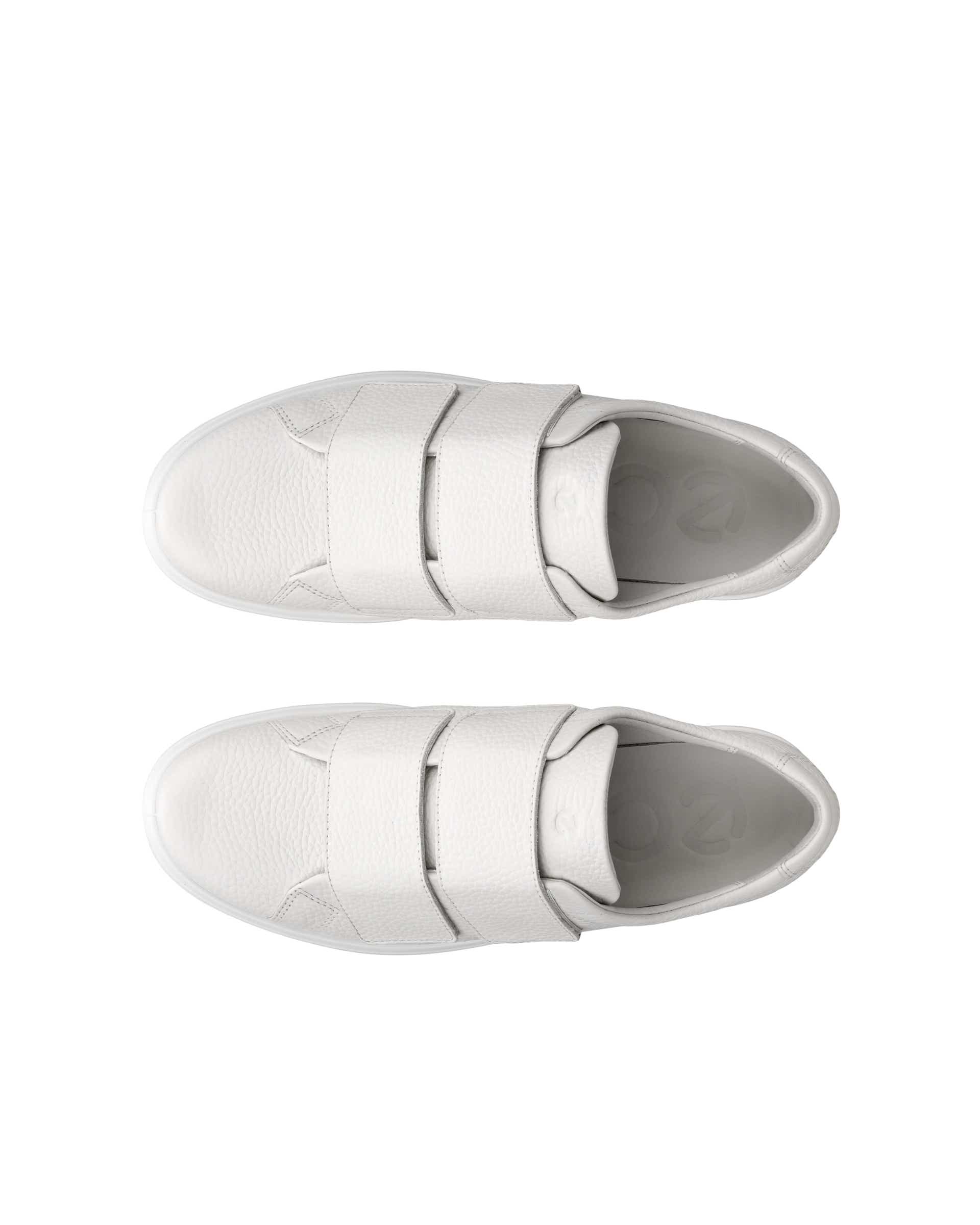 Dámské kožené tenisky ECCO® Soft 60 - Bílá - Top left pair