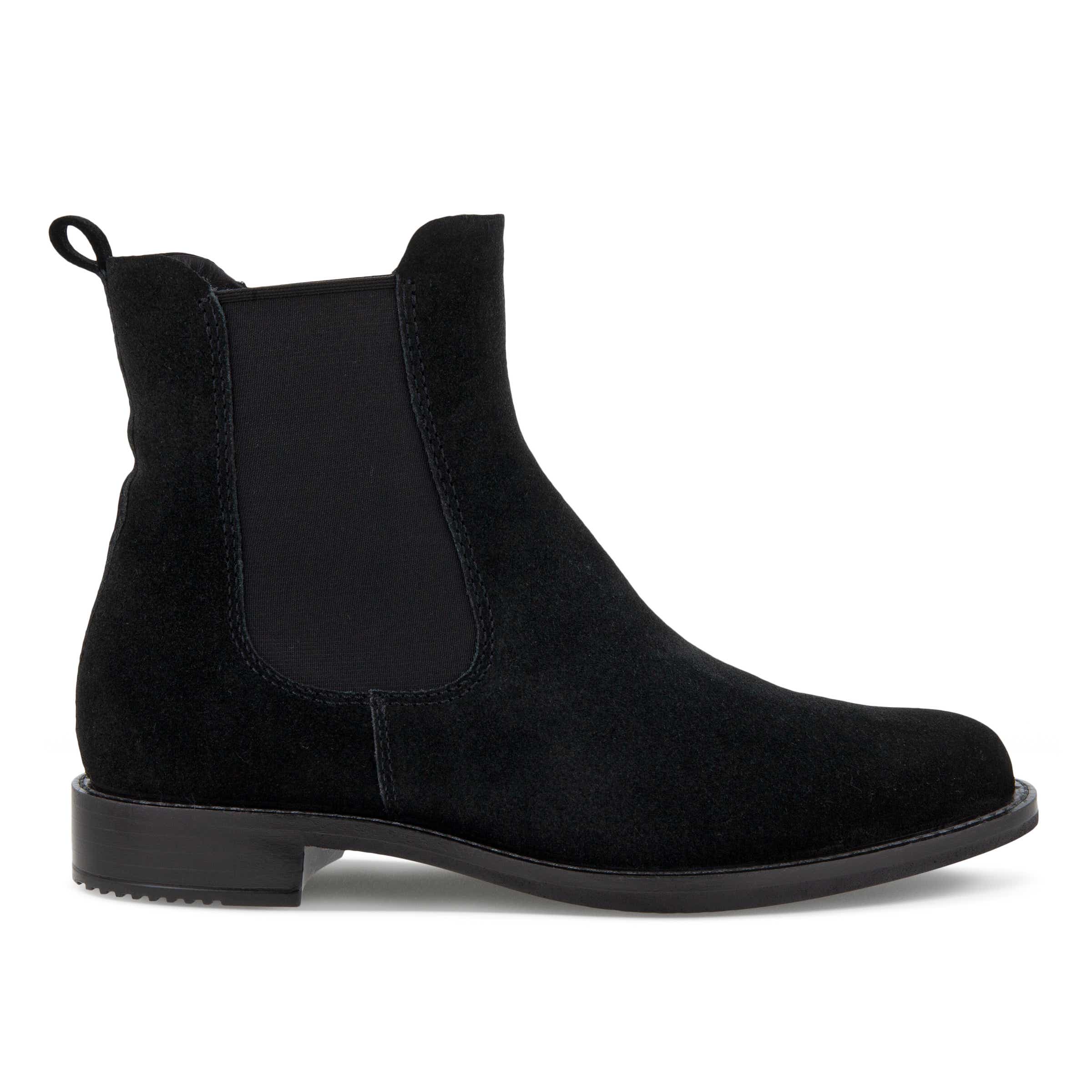 ECCO Sartorelle 25 ウィメンズ スエードチェルシーブーツ - ブラック - Outside