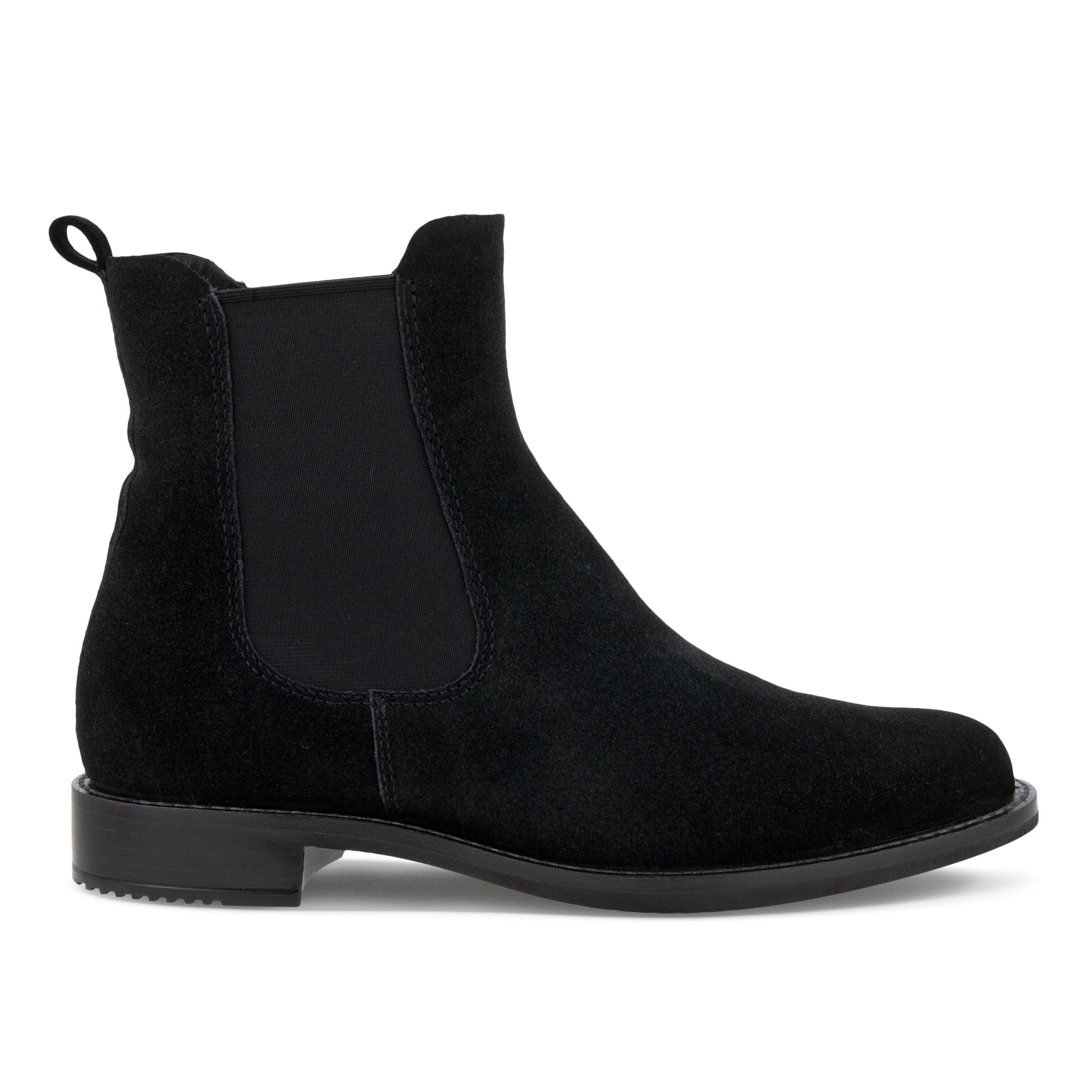 ECCO Sartorelle 25 ウィメンズ スエードチェルシーブーツ - ブラック - Outside