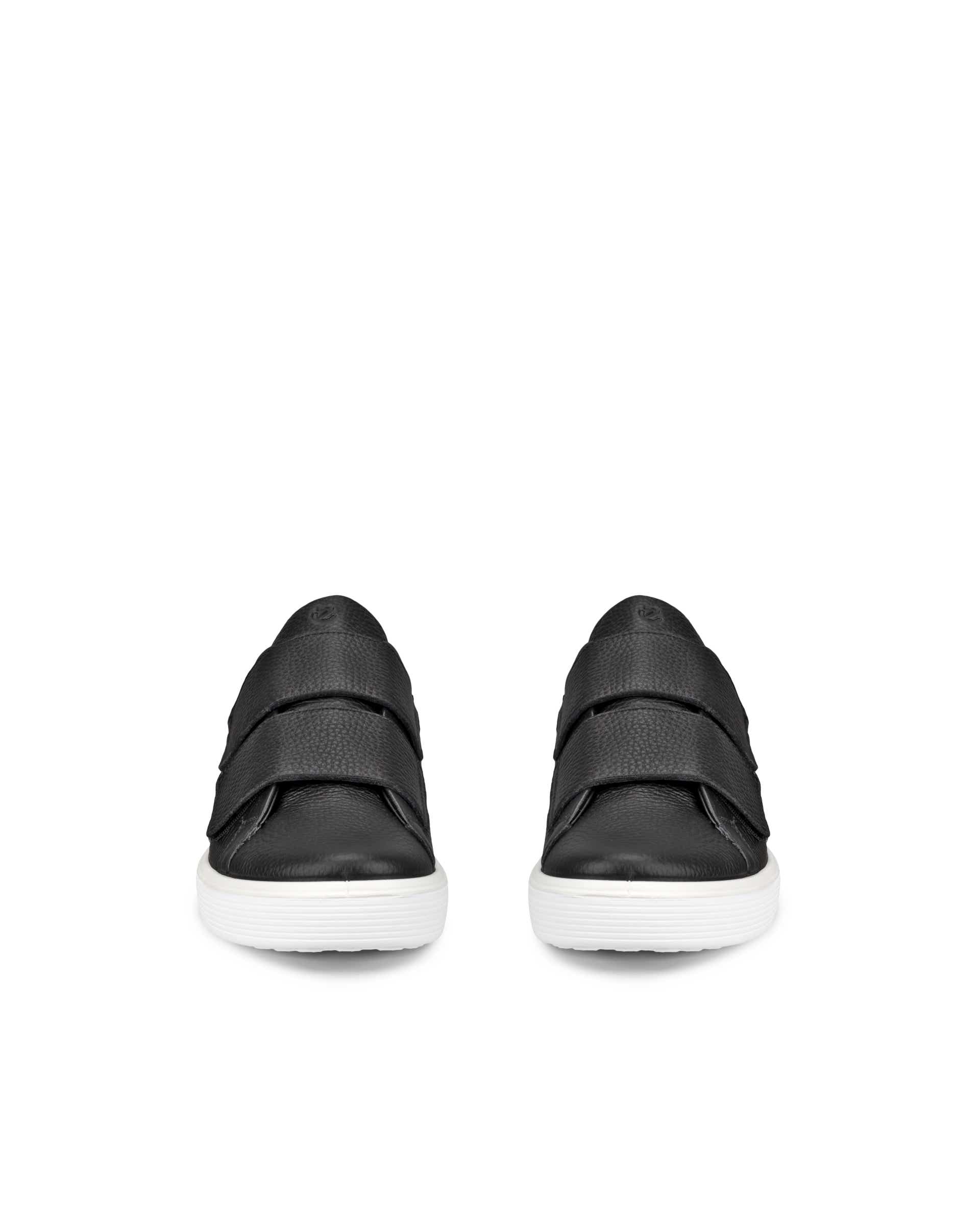 ECCO® Soft 60 Damen Ledersneaker - Schwarz - Front pair
