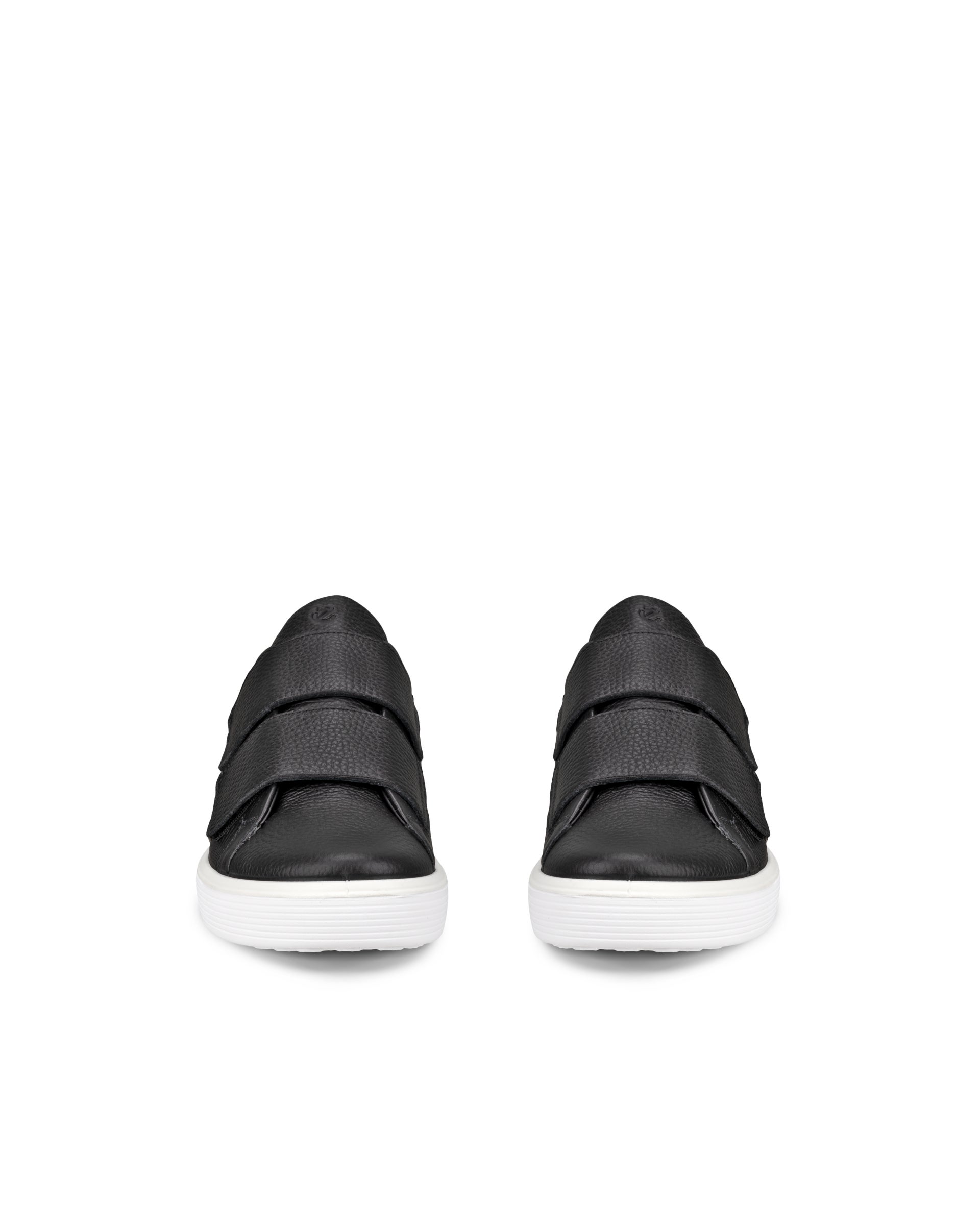 ECCO® Soft 60 baskets en cuir pour femme - Noir - Front pair
