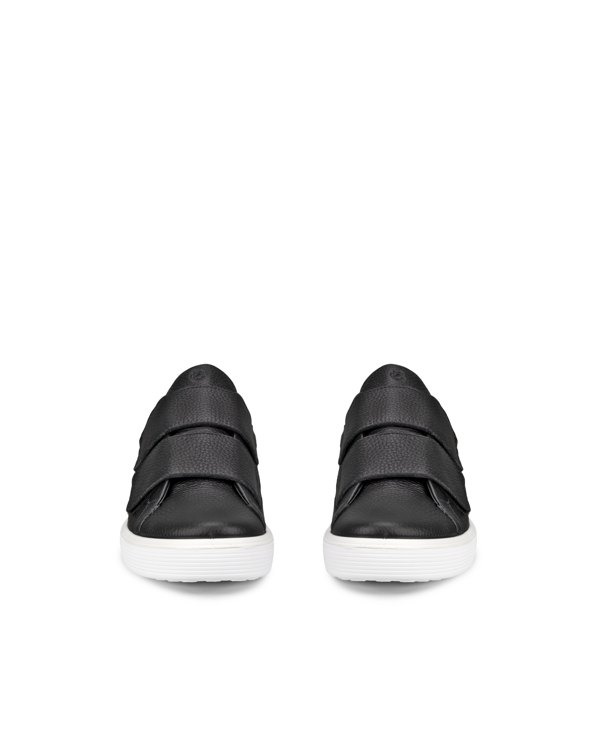 ECCO® Soft 60 Damen Ledersneaker - Schwarz - Front pair