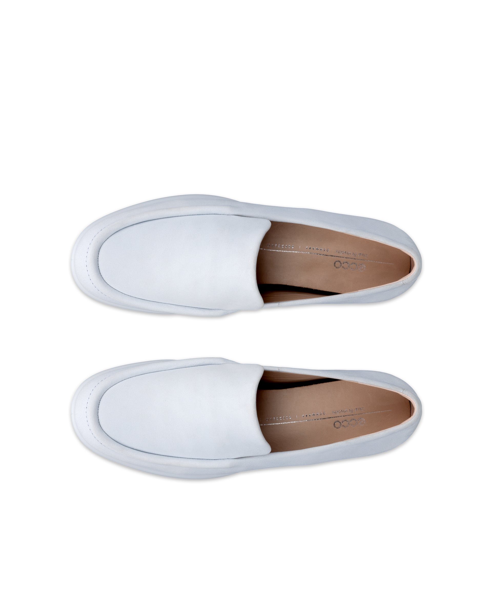 Women's ECCO® Sculpted LX Nubuck Moccasin - Blue - Top left pair