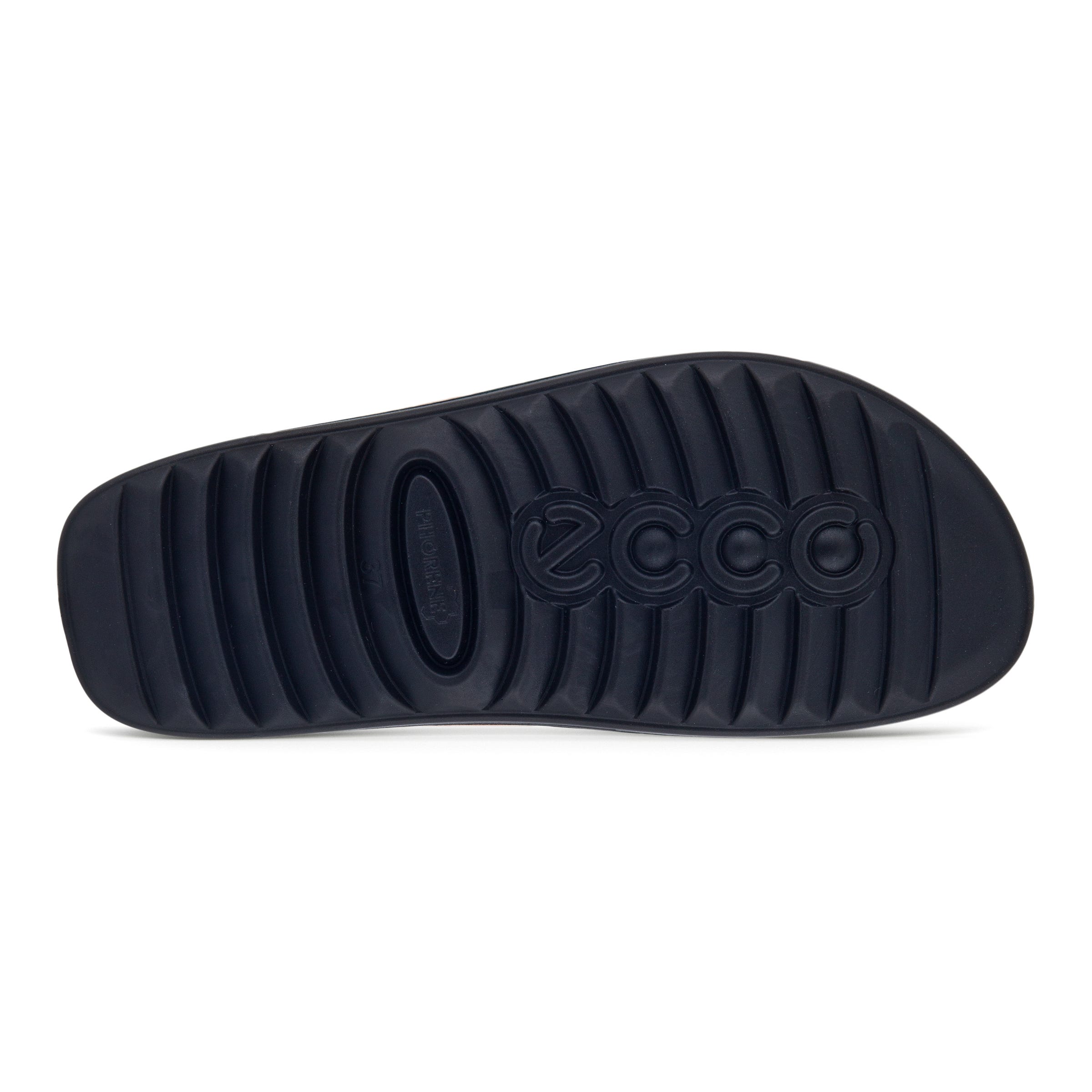 ECCO Cozmo Sandal ウィメンズ レザー2ストラップサンダル - イエロー - Sole