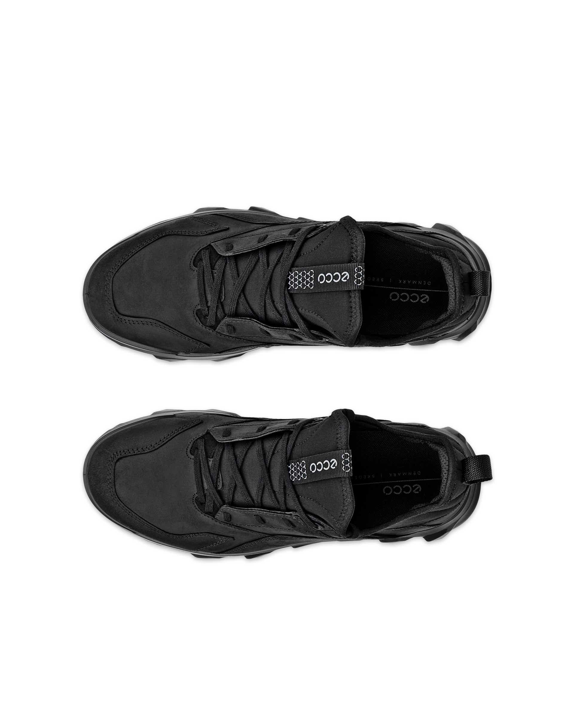 ECCO® MX baskets de plein air en nubuck pour homme - Noir - Top left pair