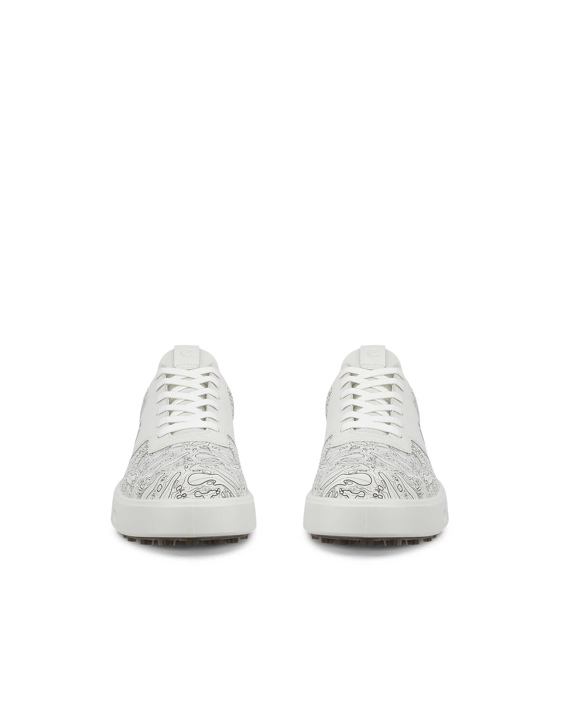 Pánská kožená Gore-Tex golfová obuv ECCO® Golf Street 720 - Bílá - Front pair
