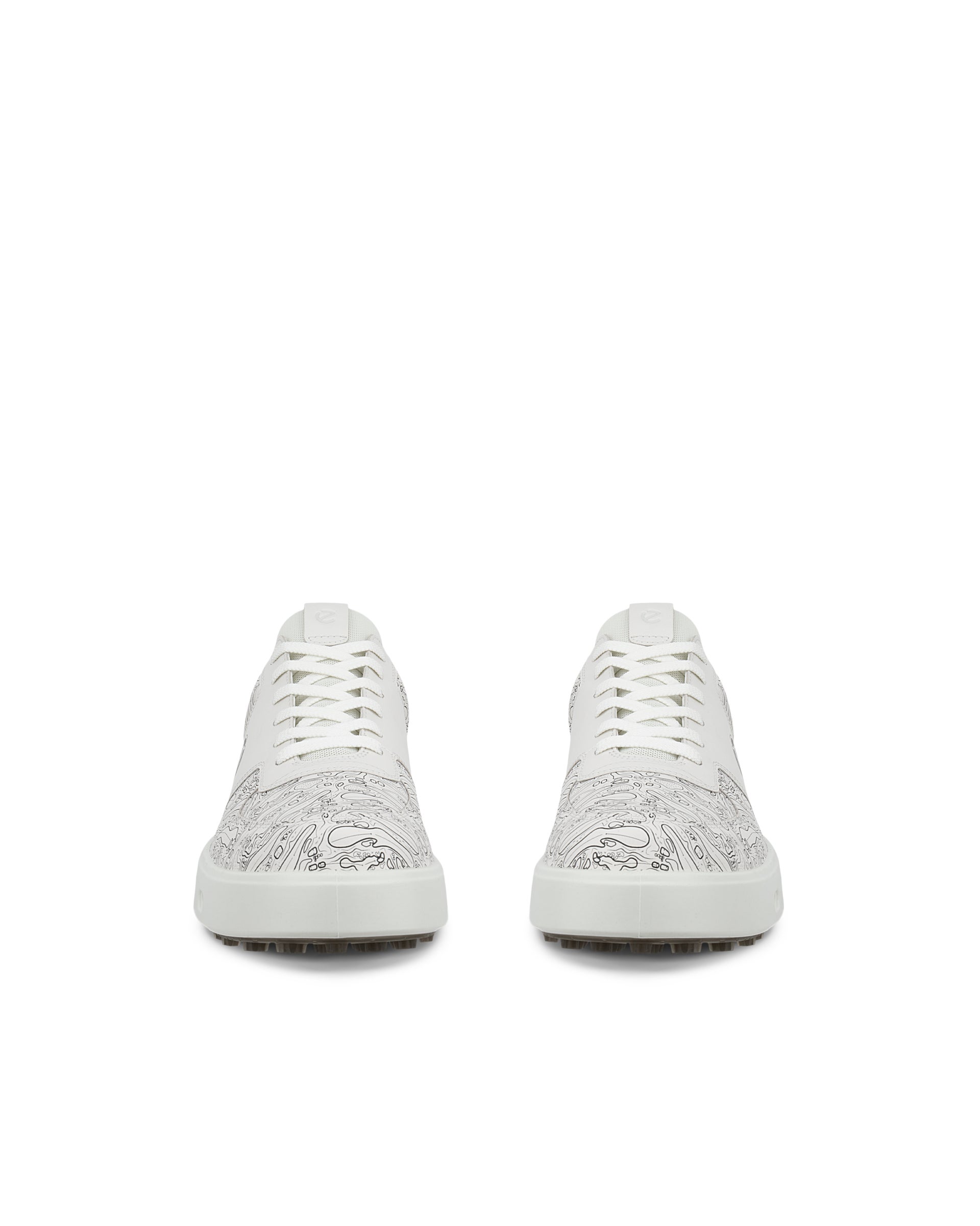 Moški Gore-Tex usnjeni čevlji za golf  ECCO® Golf Street 720 - Bela - Front pair