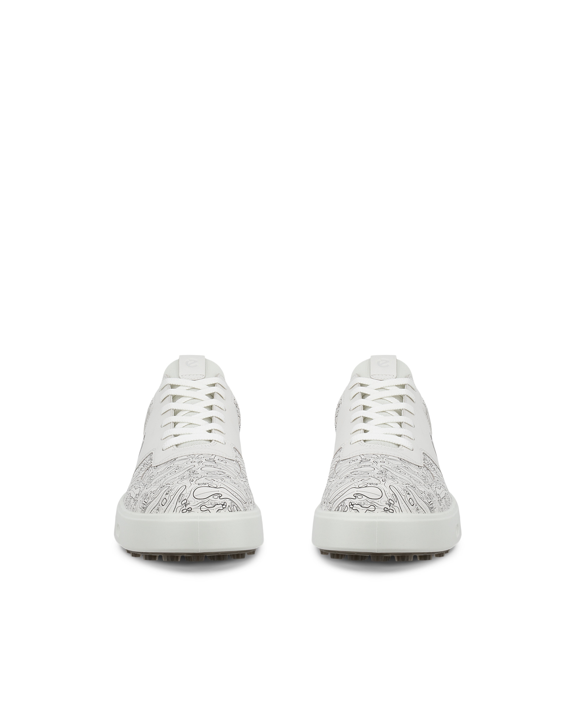 Pánská kožená Gore-Tex golfová obuv ECCO® Golf Street 720 - Bílá - Front pair