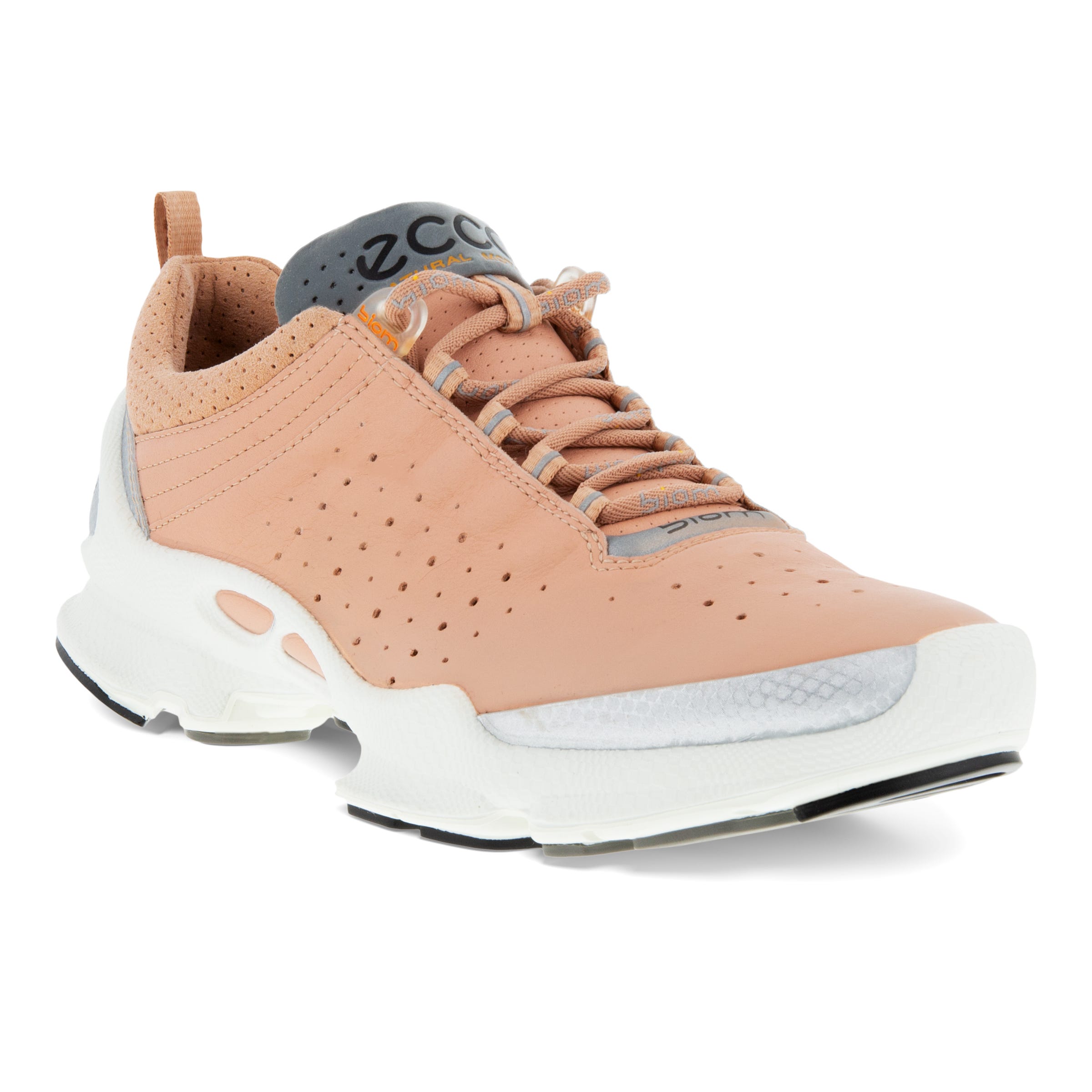Women's ECCO® BIOM C Leather Sneaker - Orange - Main