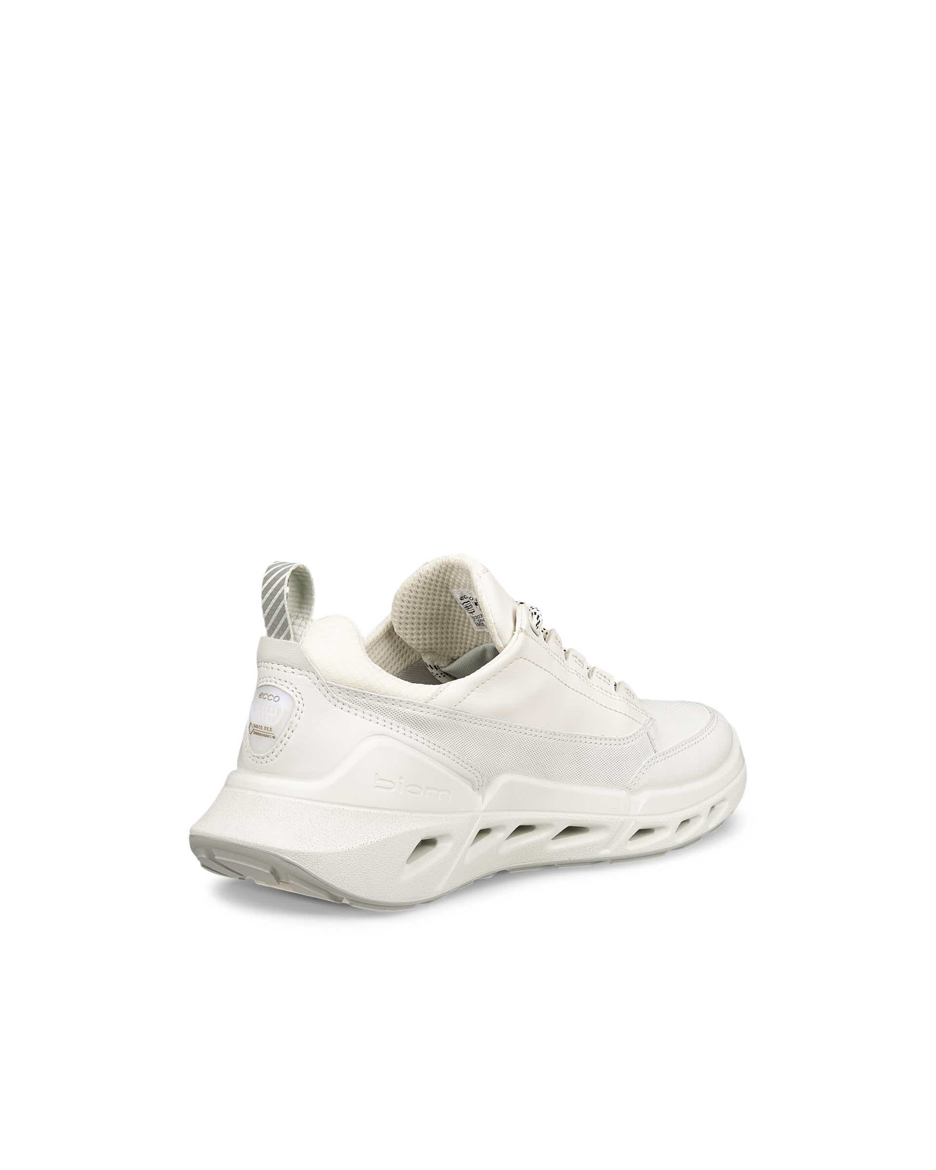 ECCO® BIOM 720 baskets en cuir Gore-Tex pour femme - Blanc - Back
