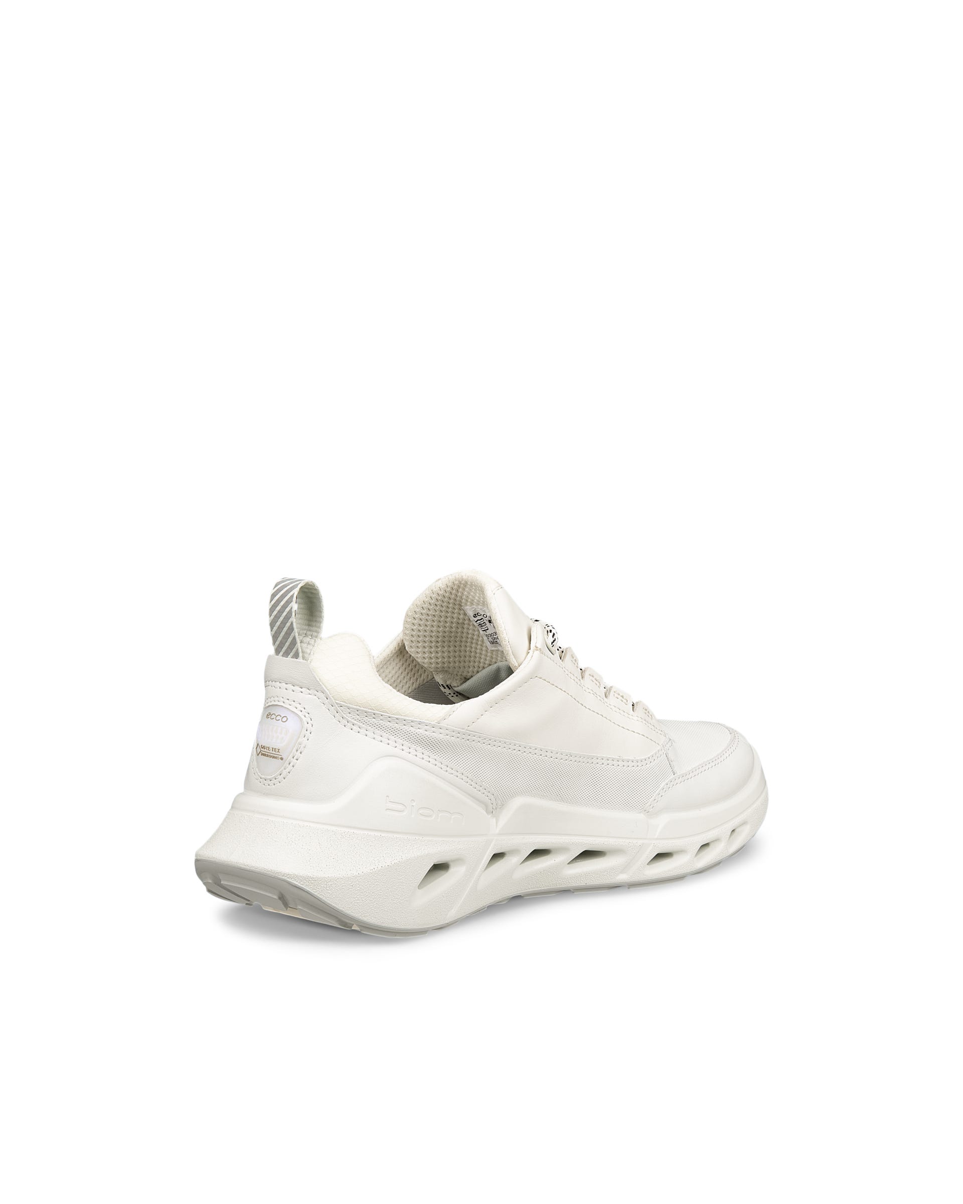 ECCO® BIOM 720 baskets en cuir Gore-Tex pour femme - Blanc - Back