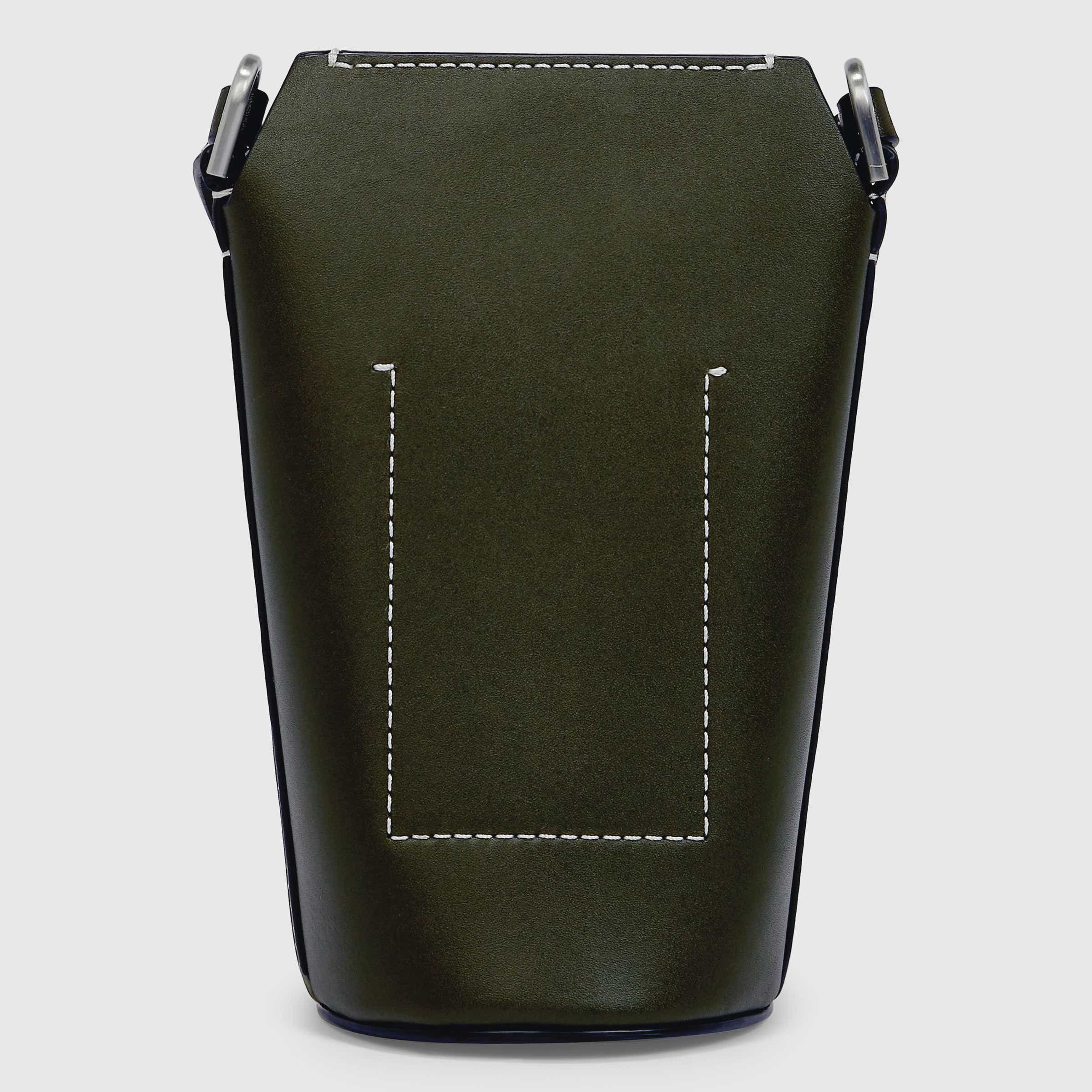 ECCO® E Pot Leather Crossbody Bag - Green - Back