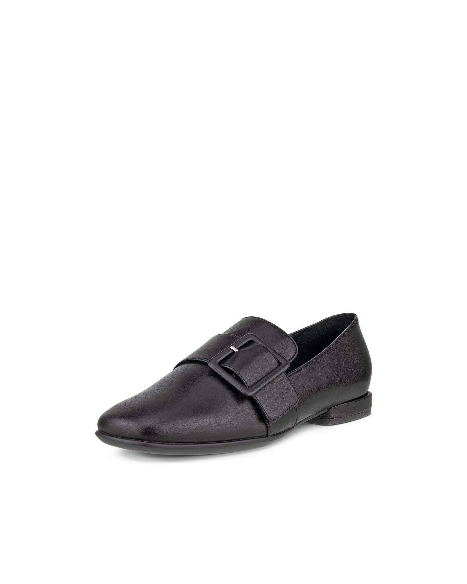 Mocassins couro mulher ECCO® Anine Squared - Preto - Main