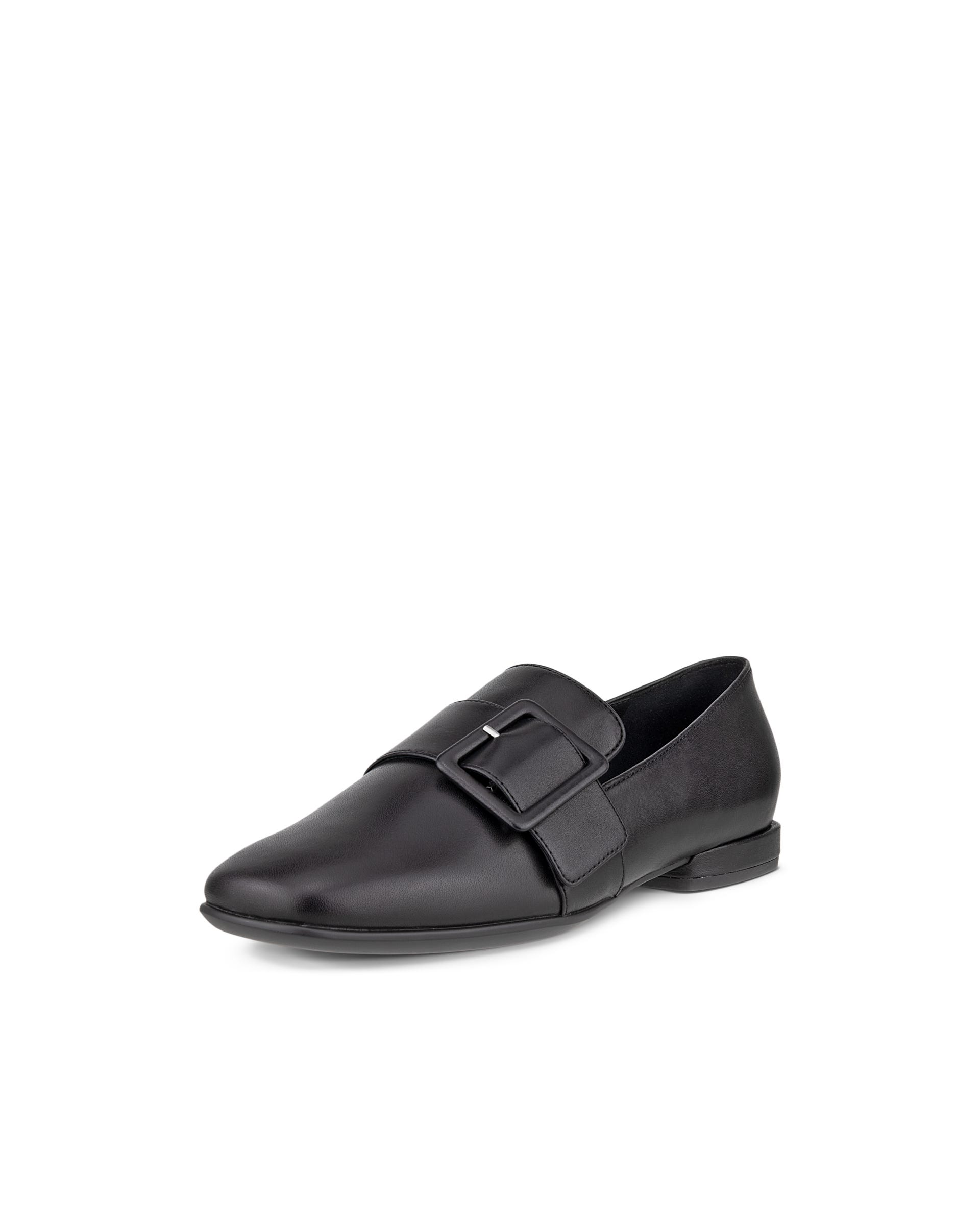 Mocassins couro mulher ECCO® Anine Squared - Preto - Main