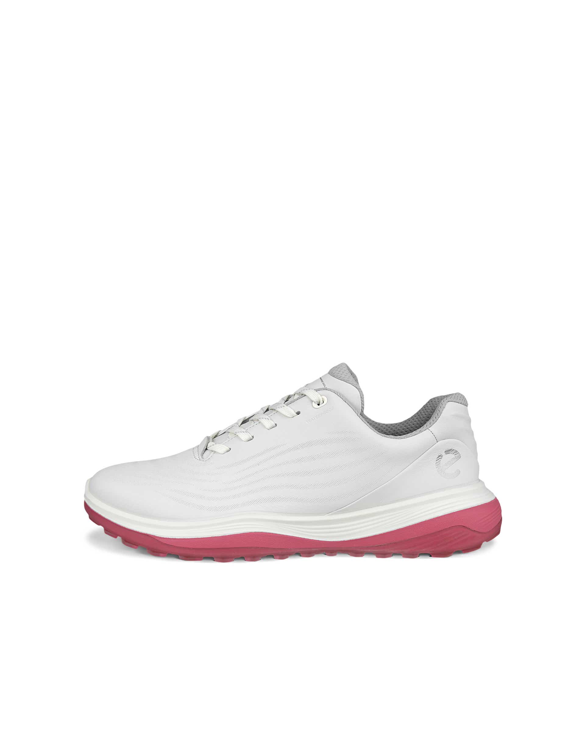 Women's ECCO® Golf LT1 Hybrid Leather Waterproof Golf Shoe | White Women's ECCO® Golf LT1 Hybrid Leather Waterproof Golf Shoe | White