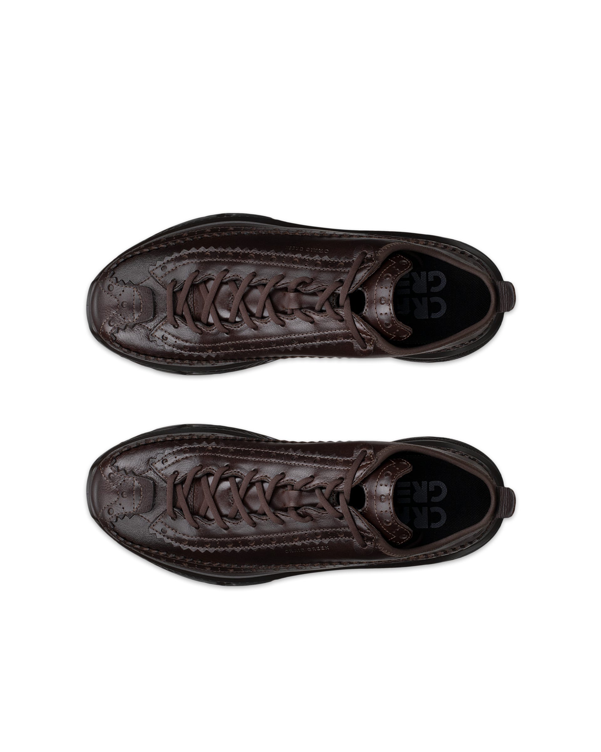 ECCO RECEPTOR XP WOMEN ウィメンズ レザーシューズ - ブラウン - Outside