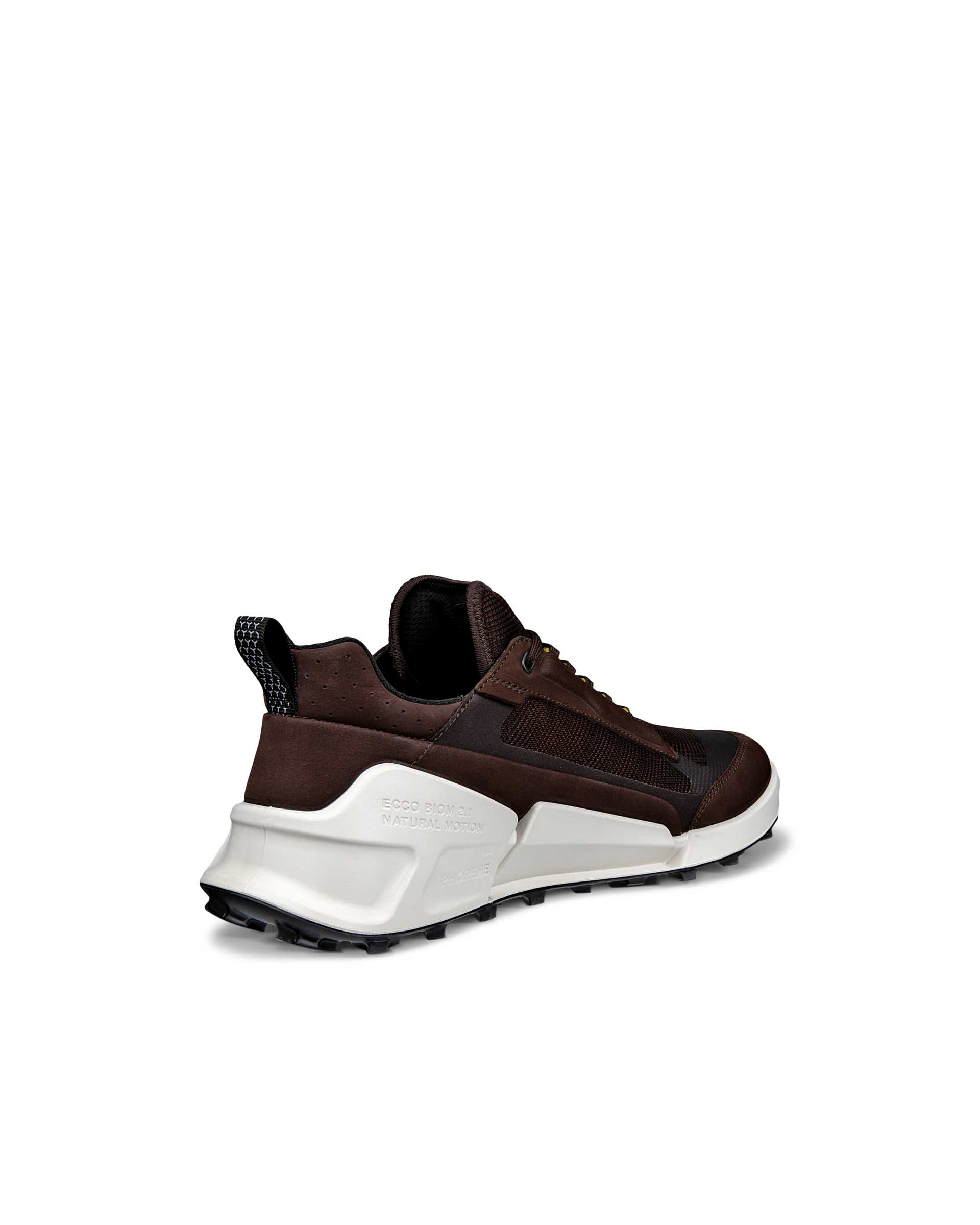 ECCO® Biom 2.1 X Mountain baskets en nubuck imperméable pour homme - Brun - Back