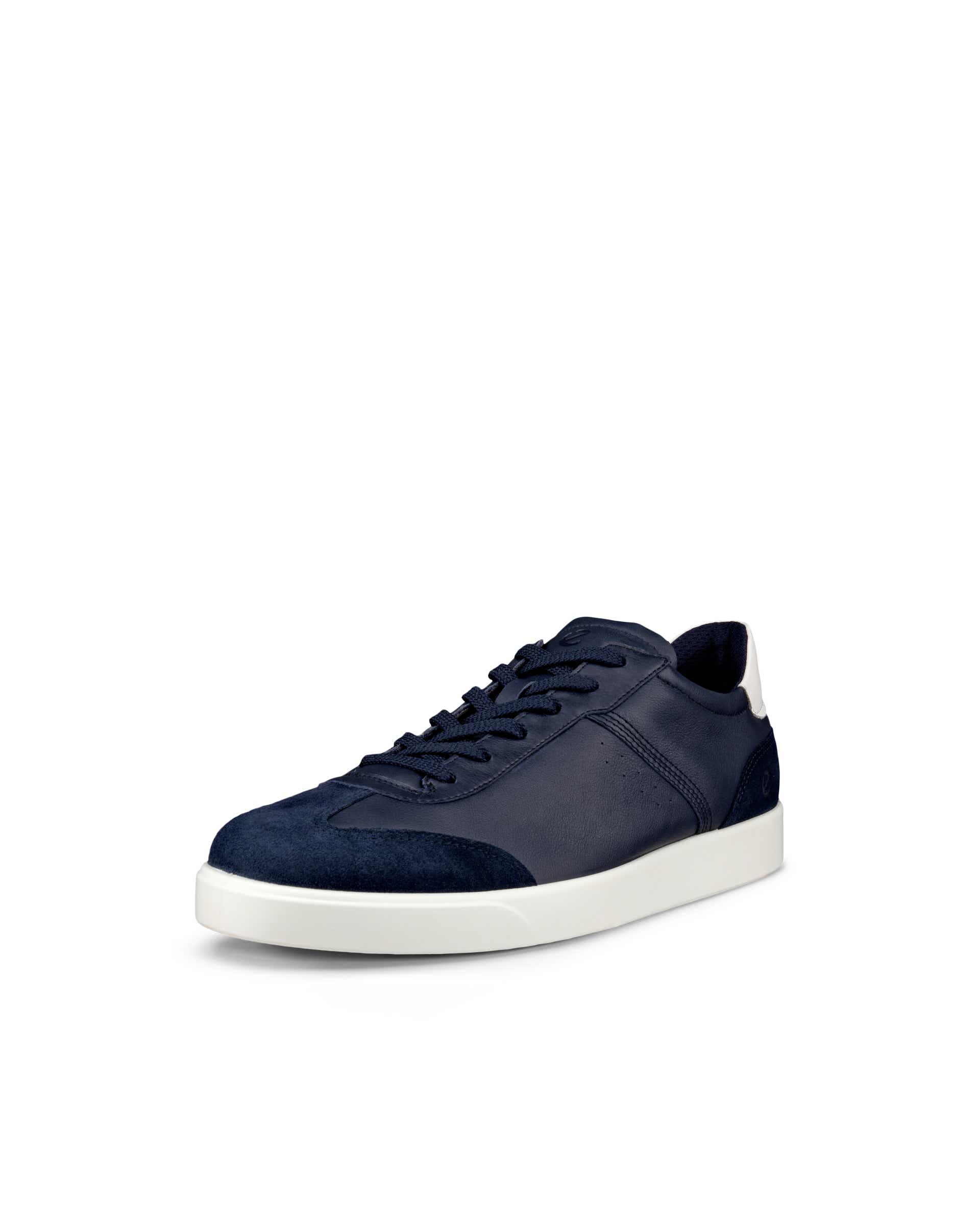 Pánské kožené tenisky ECCO® STREET LITE - Modrá - Main