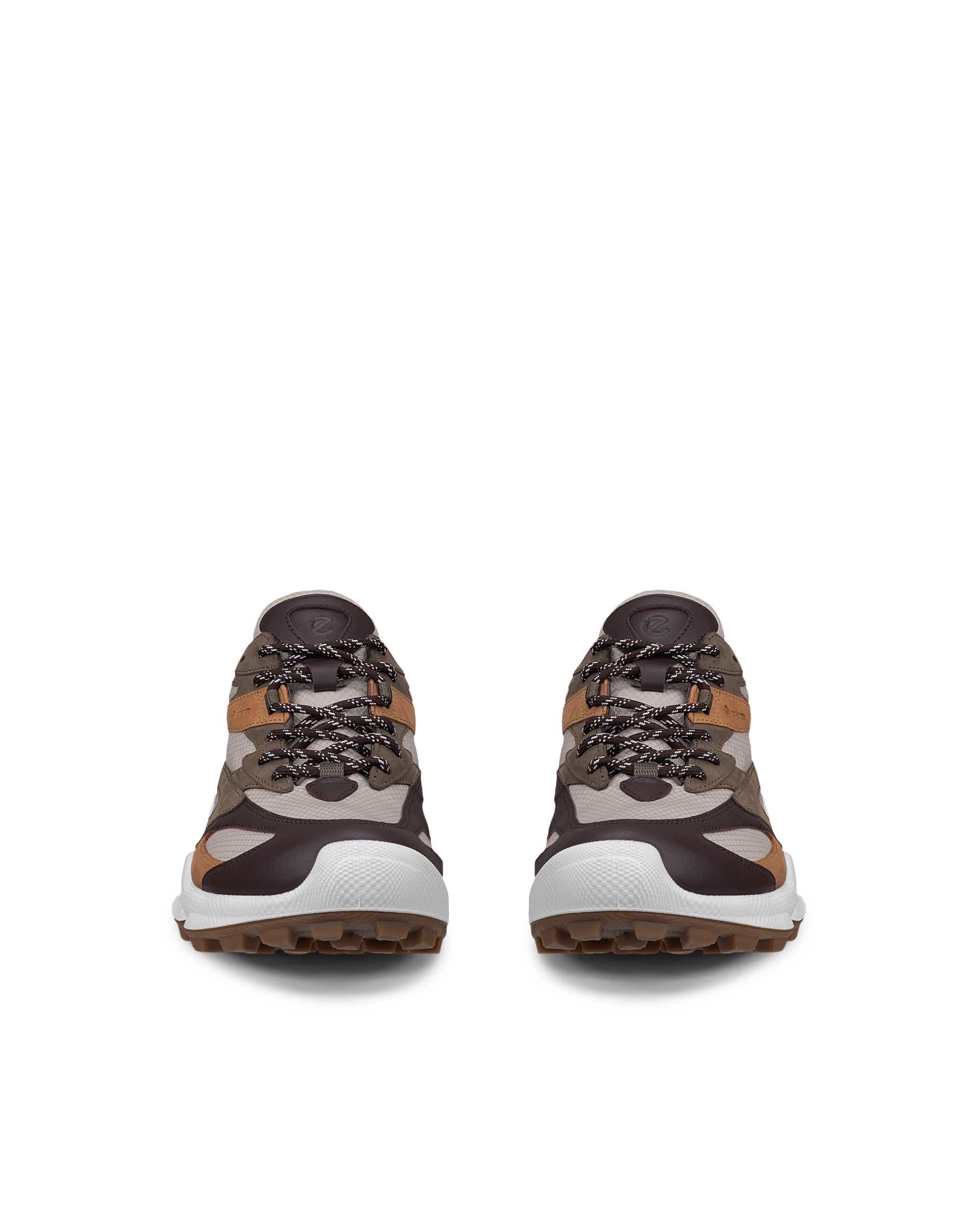 Men's ECCO® BIOM C-TRAIL Gore-Tex Trainer - Grey - Front pair