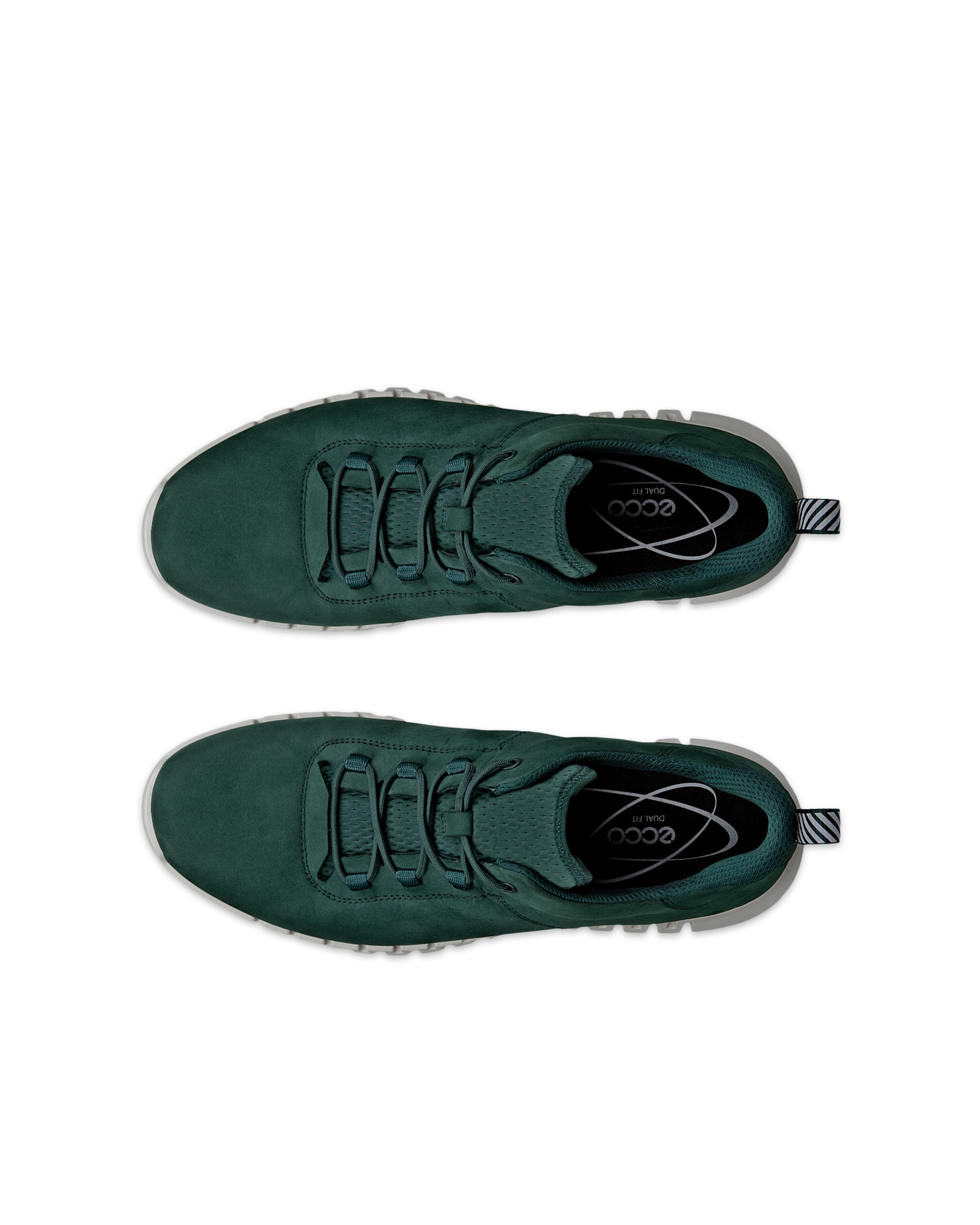 ECCO® GRUUV férfi nubuk sneaker - Zöld - Top left pair