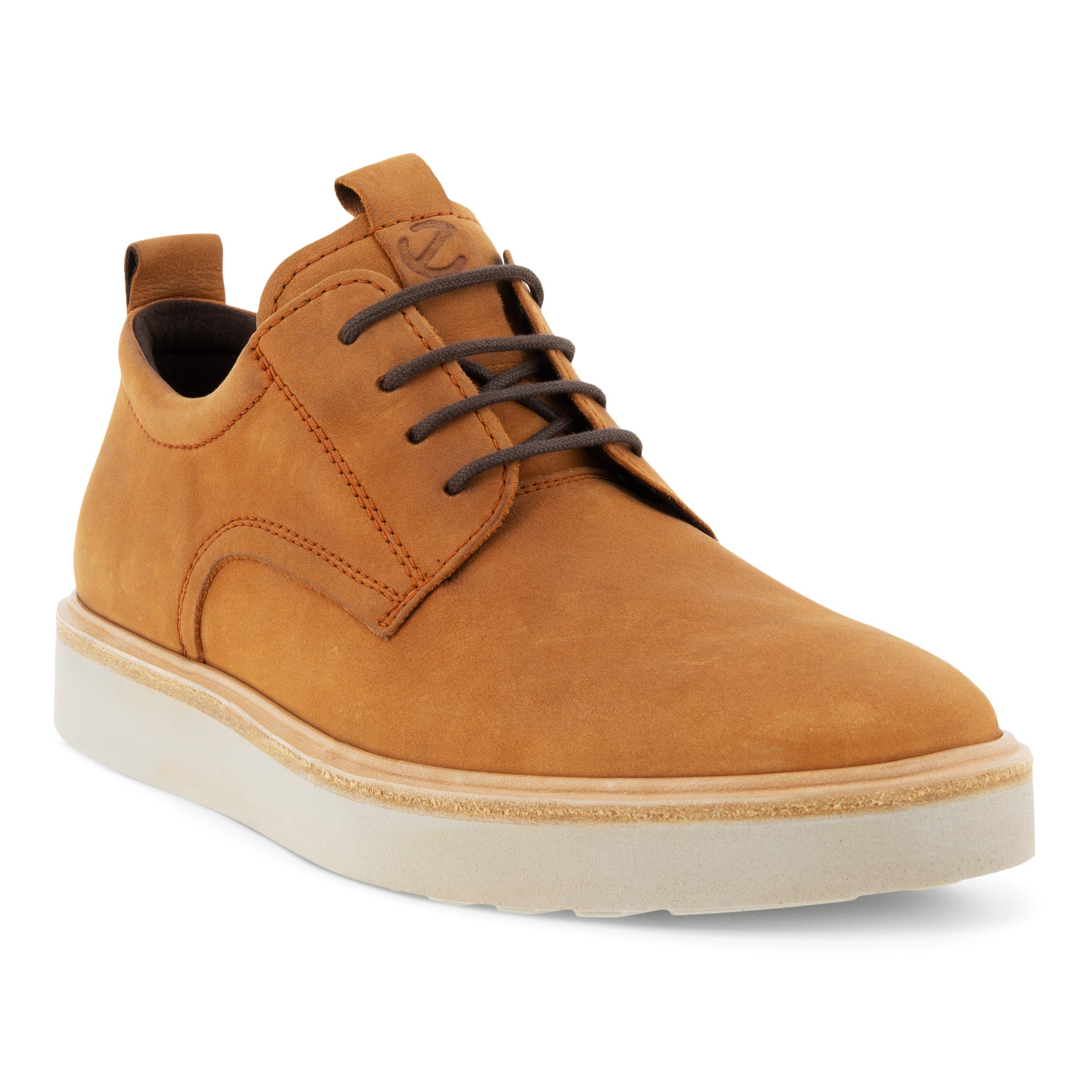 Men's ECCO® Techwelt Nubuck Shoe - Brown - Main