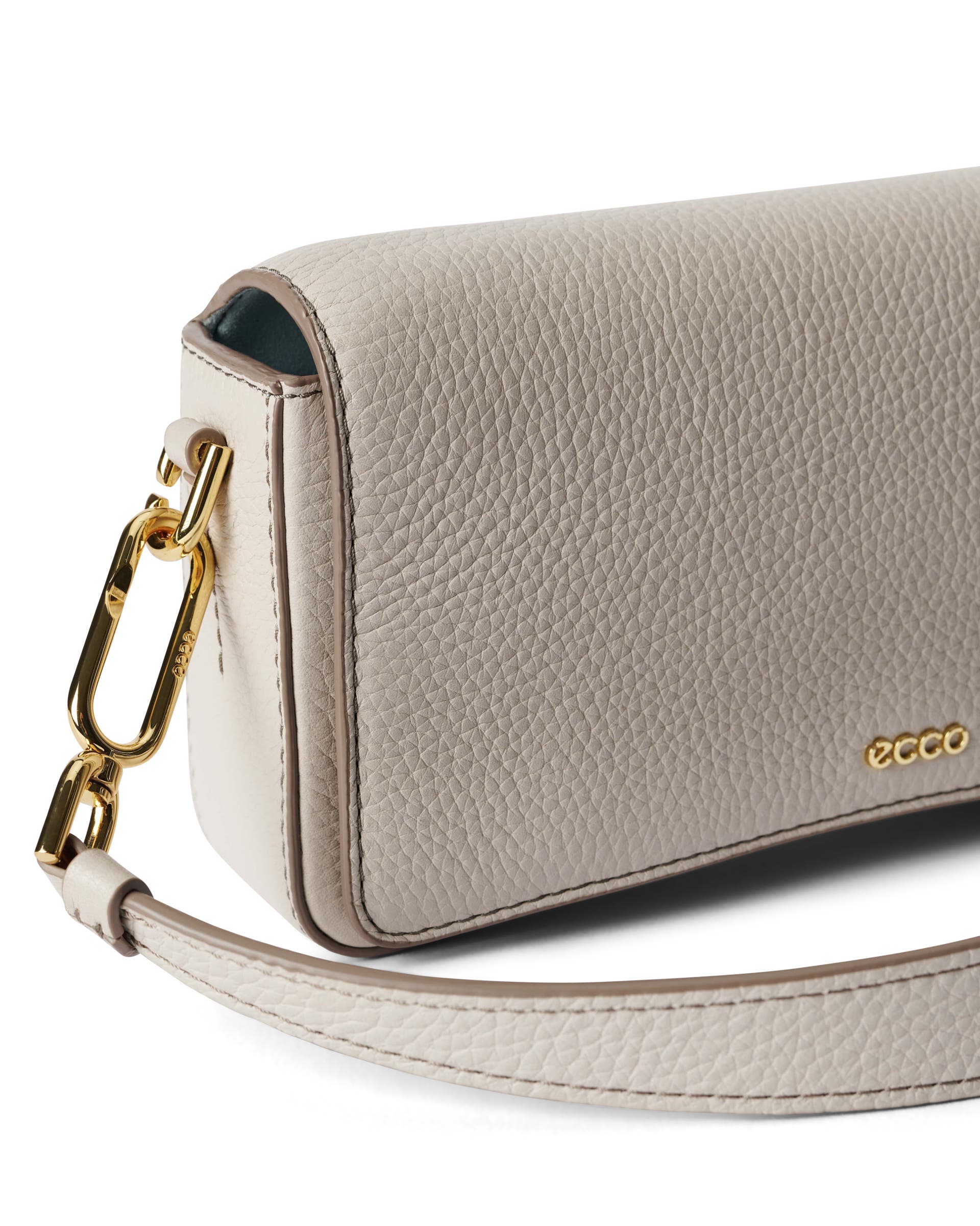 ECCO Pinch Small Pebbled レザーショルダーバッグ - ベージュ - Detail-2