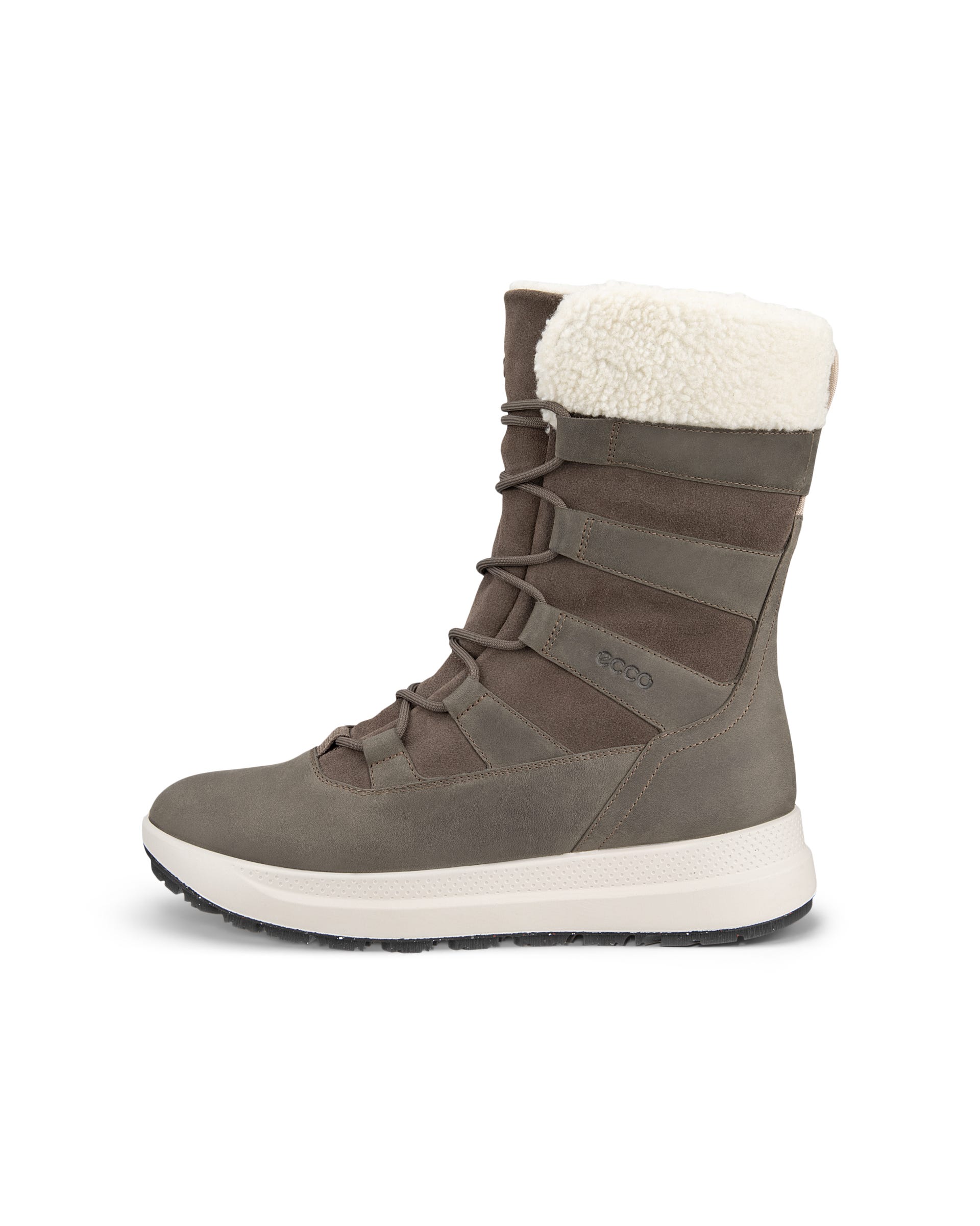ECCO® Solice bottes d'hiver imperméable en nubuck pour femme Brun