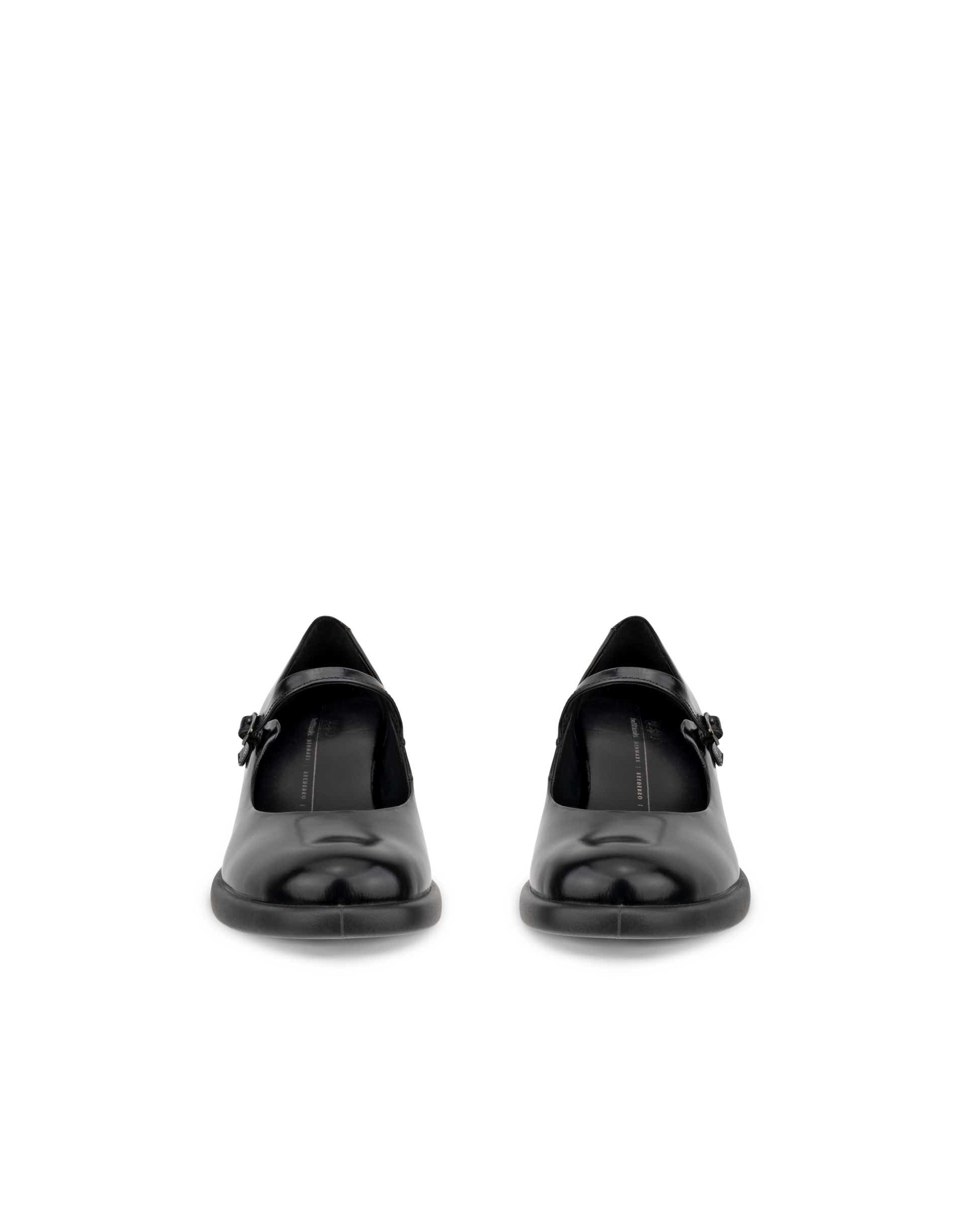 Dámské kožené lodičky na blokovém podpatku ECCO® Sculpted LX 35 - Černá - Front pair