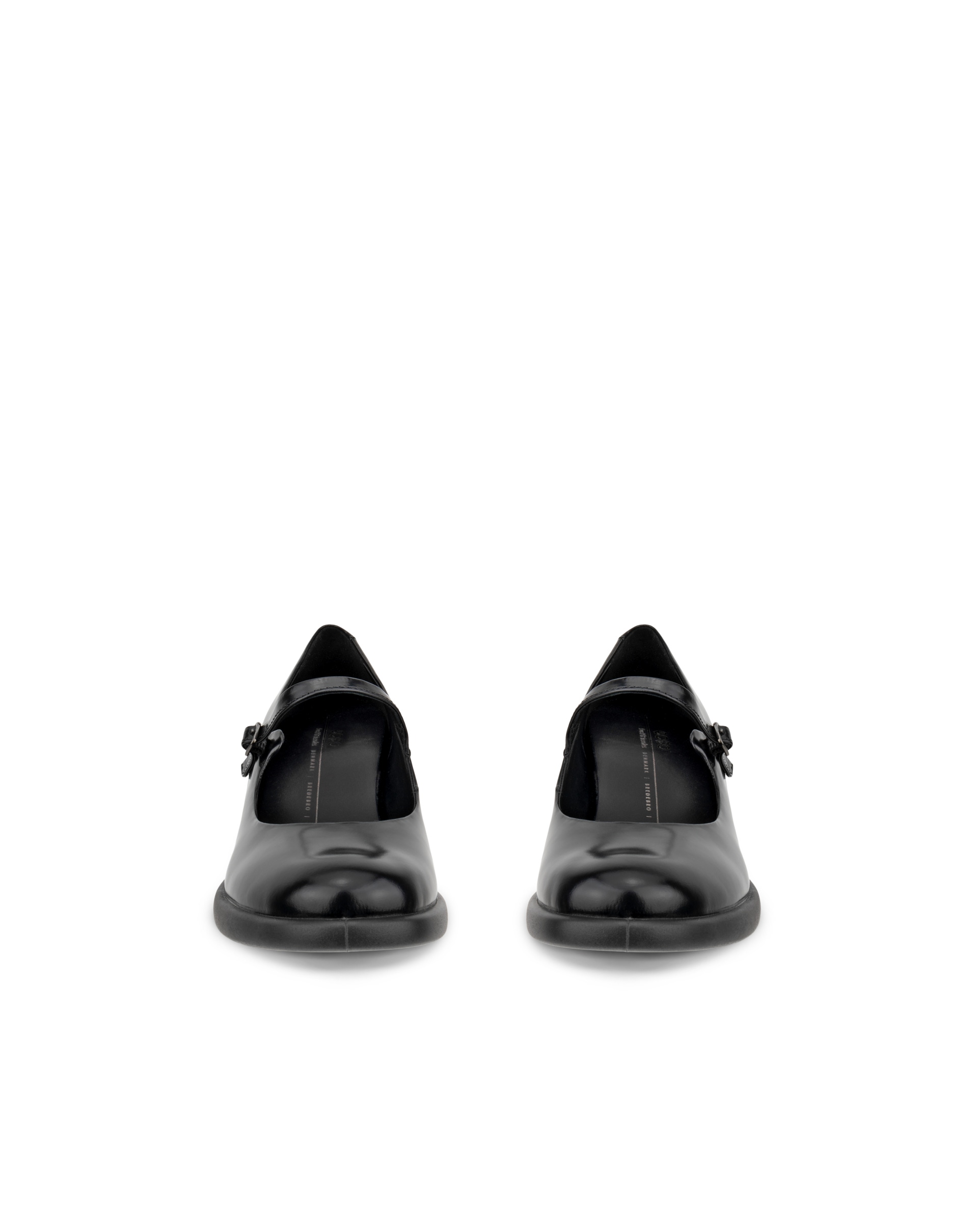 Dámské kožené lodičky na blokovém podpatku ECCO® Sculpted LX 35 - Černá - Front pair