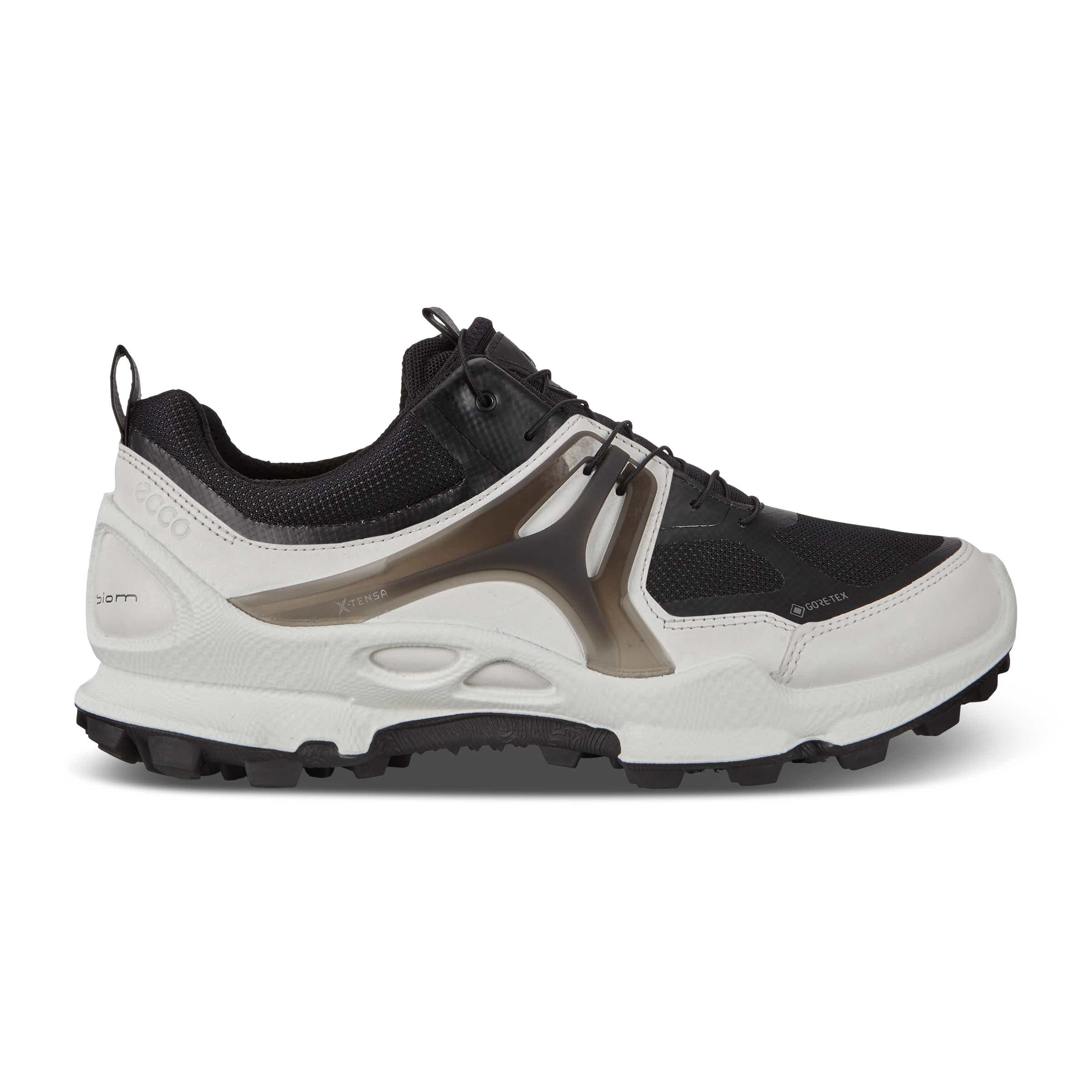 Men's ECCO® BIOM C-Trail Textile Gore-Tex Outdoor Sneaker - White - Outside