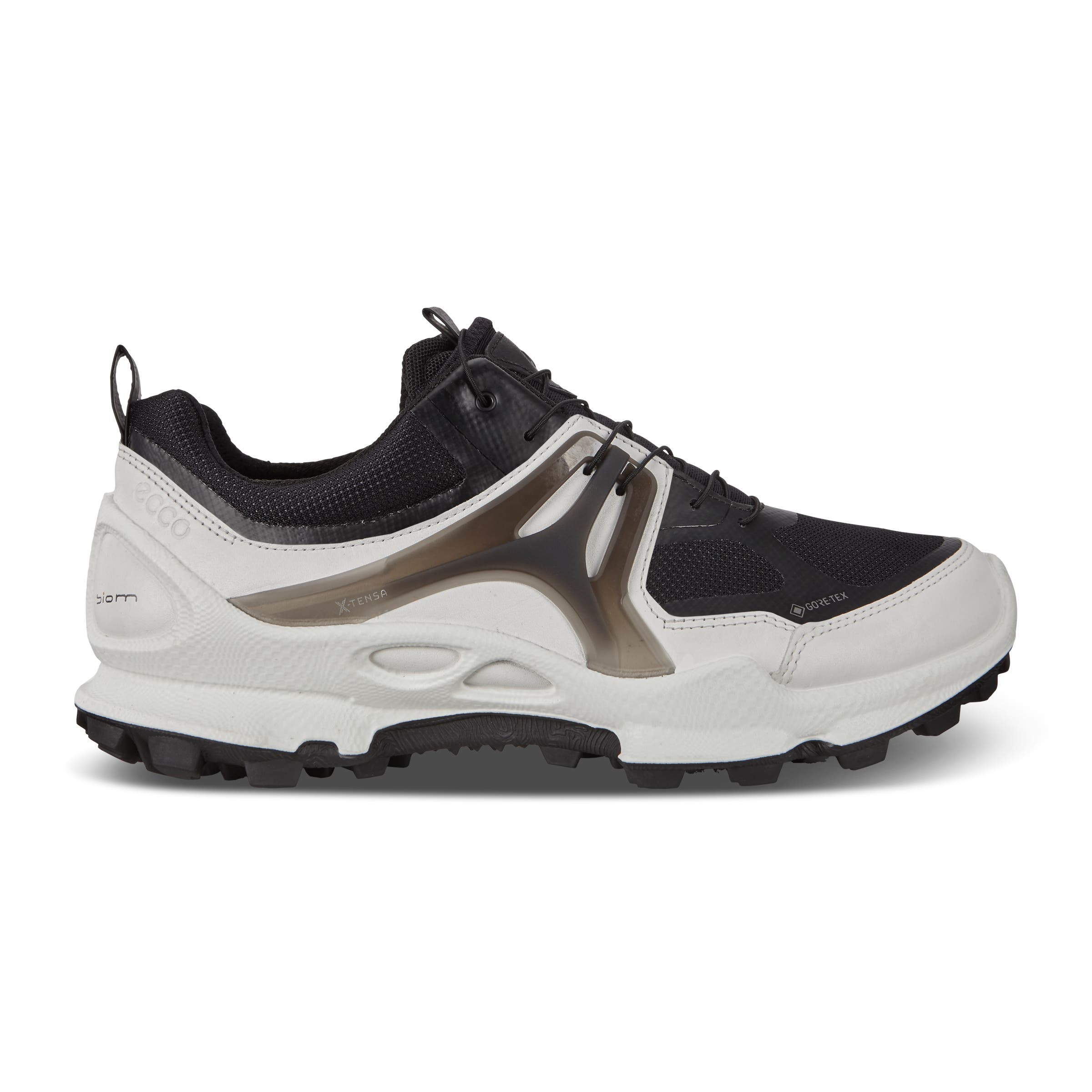 Men's ECCO® BIOM C-Trail Textile Gore-Tex Outdoor Sneaker - White - Outside