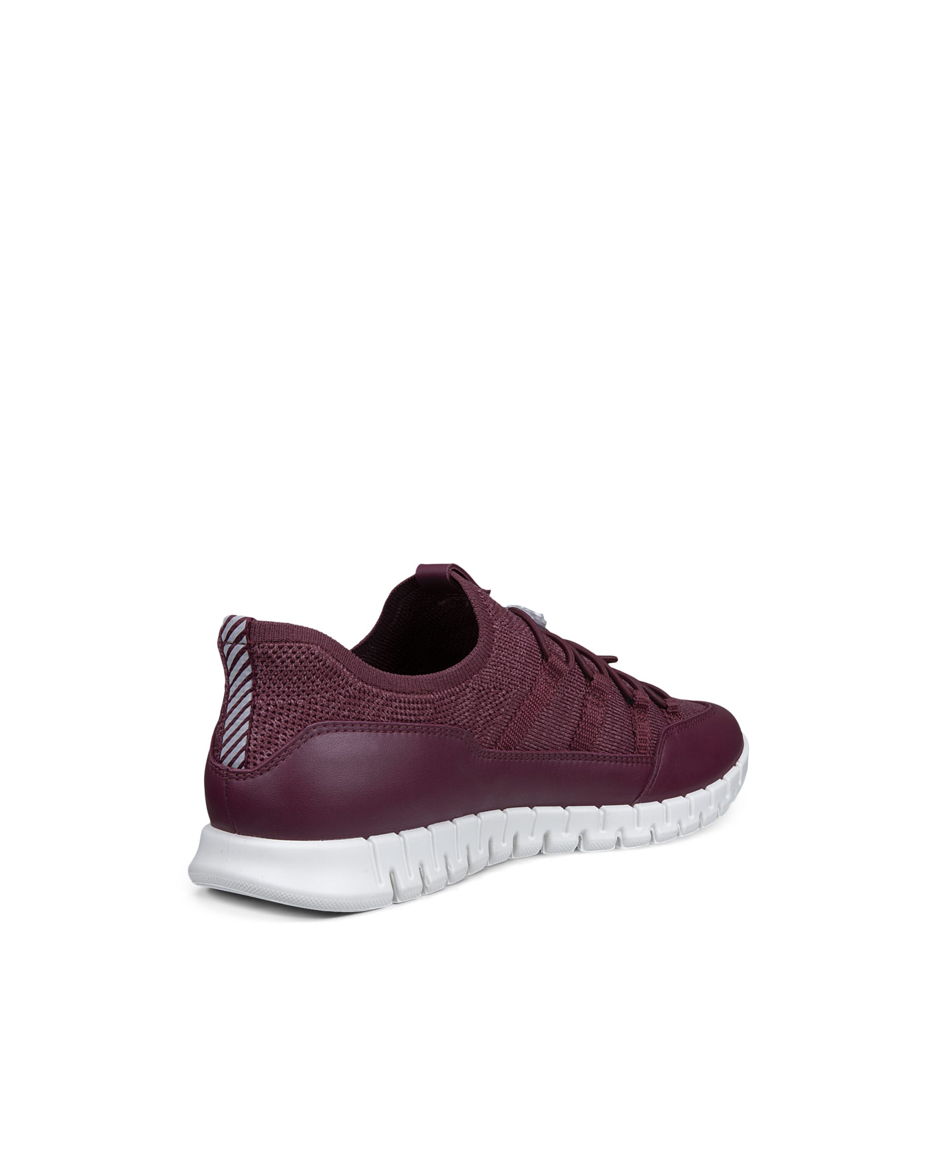 ECCO® GRUUV LITE chaussures à lacets en textile pour femme - Rouge - Back