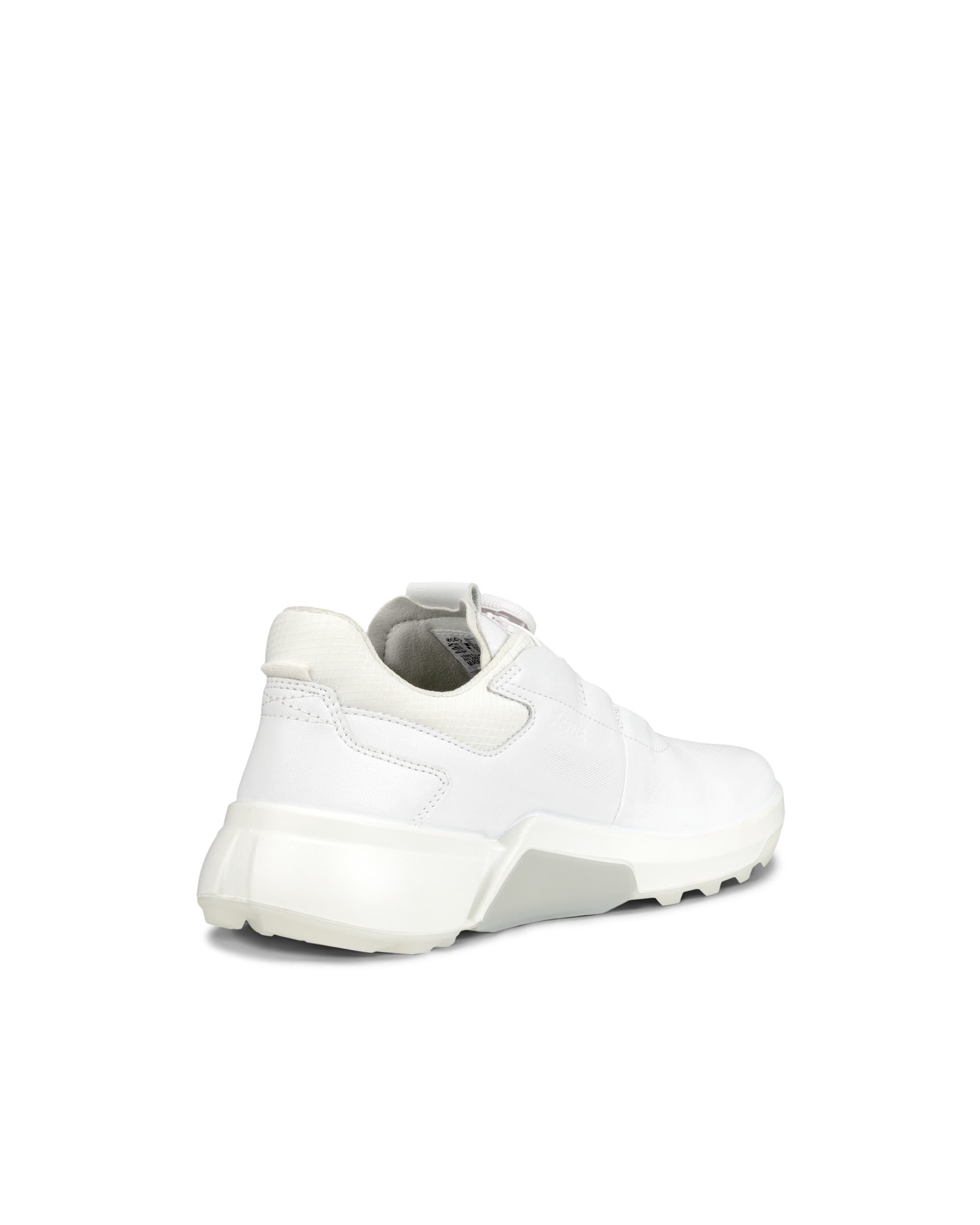 Ladies ECCO® Golf Biom H4 Leather Gore-Tex Shoe - White - Back