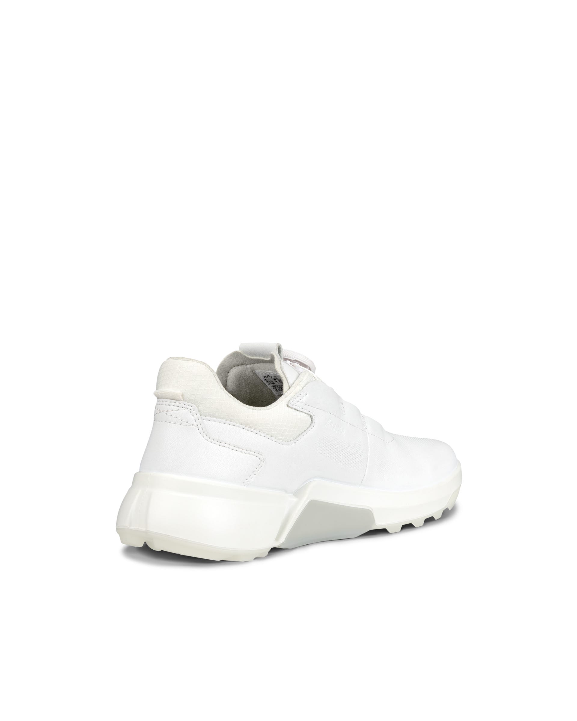Ladies ECCO® Golf Biom H4 Leather Gore-Tex Shoe - White - Back