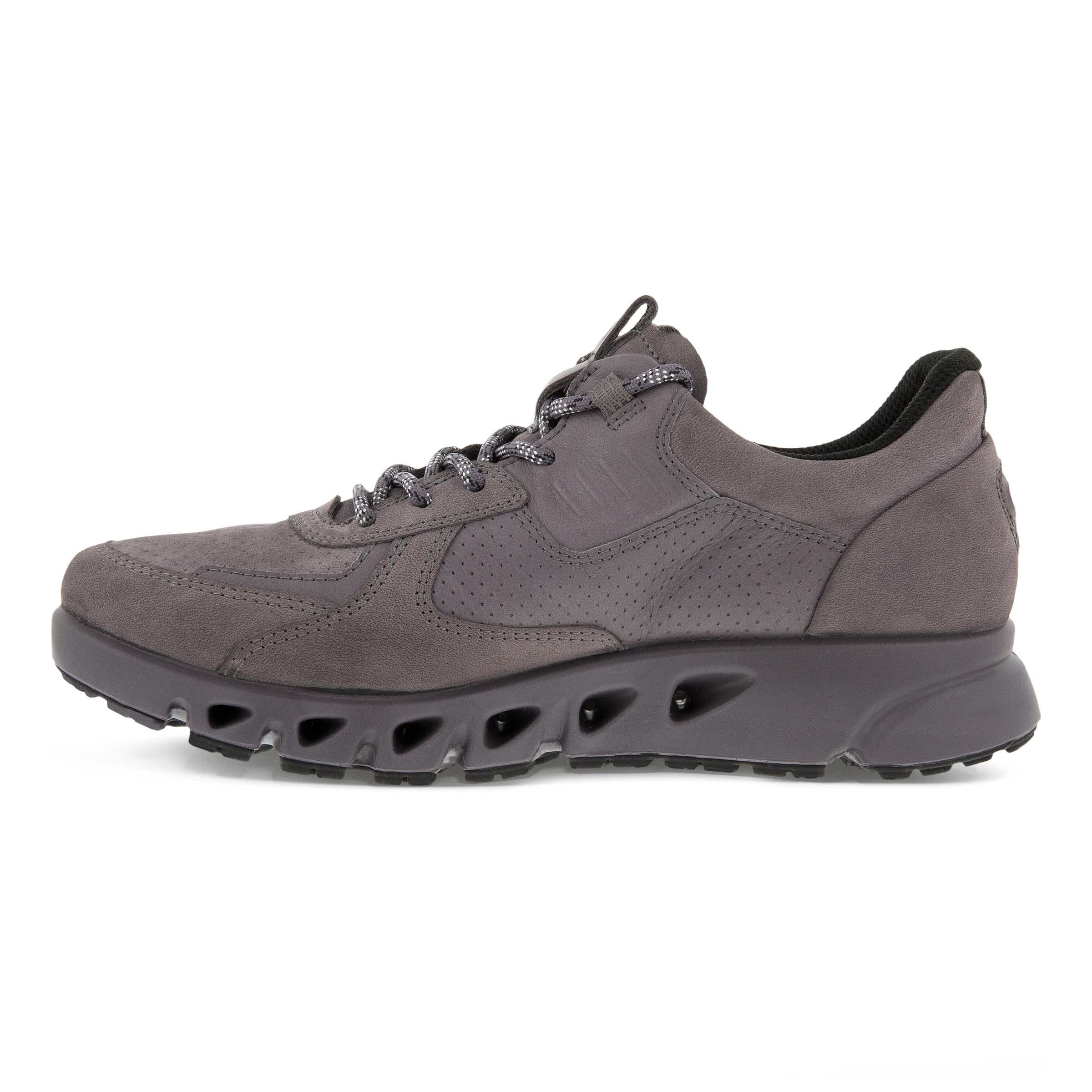 Women's ECCO® Multi-Vent Nubuck Gore-Tex Outdoor Sneaker - Grey - Inside