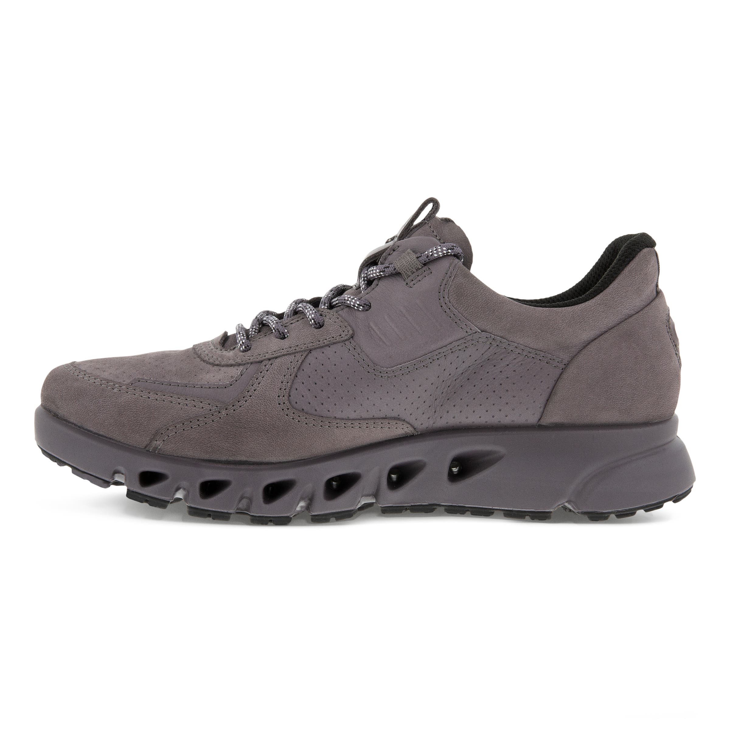 Women's ECCO® Multi-Vent Nubuck Gore-Tex Outdoor Sneaker - Grey - Inside