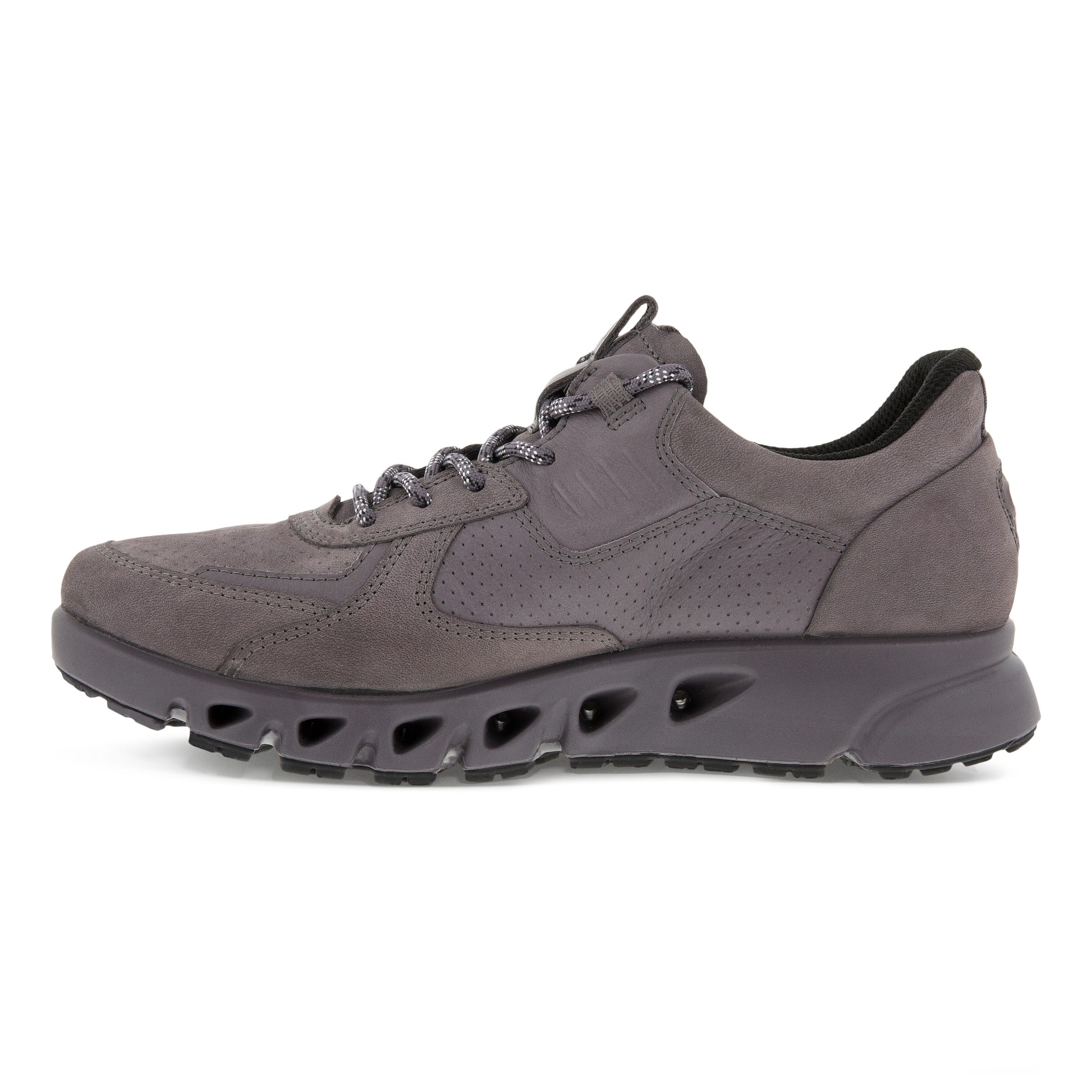 Women's ECCO® Multi-Vent Nubuck Gore-Tex Outdoor Sneaker - Grey - Inside