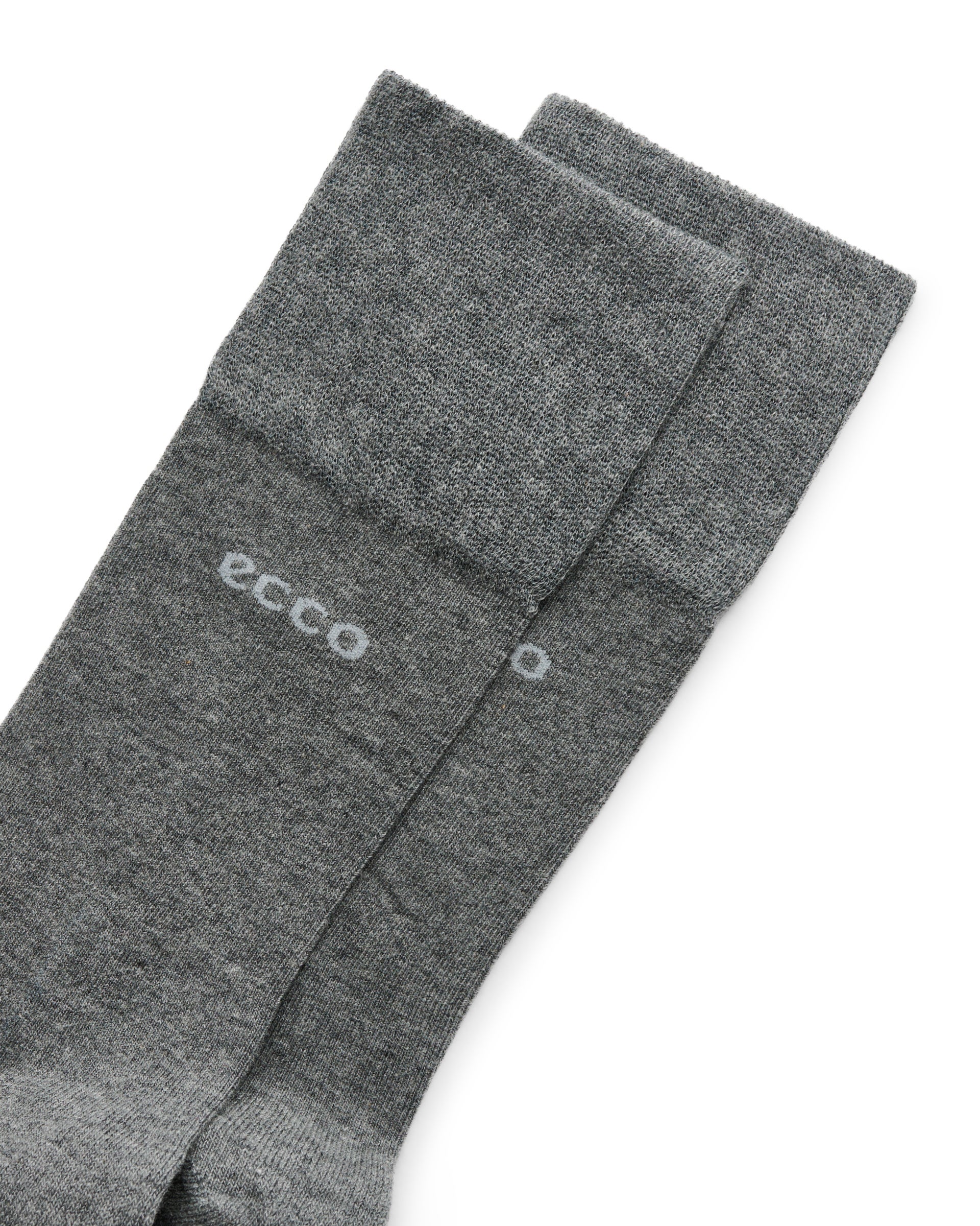 ECCO® Longlife Unisex Halbhohe Socken - Grau - Detail-1