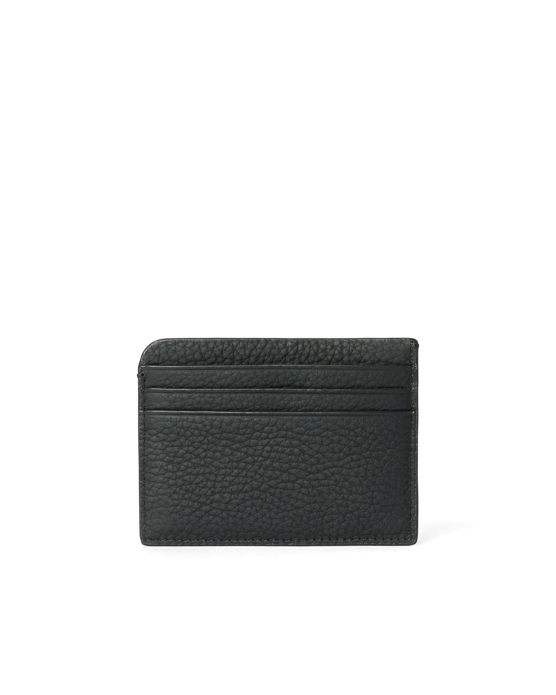 ECCO® Formal Leather Card Case - Black - Back