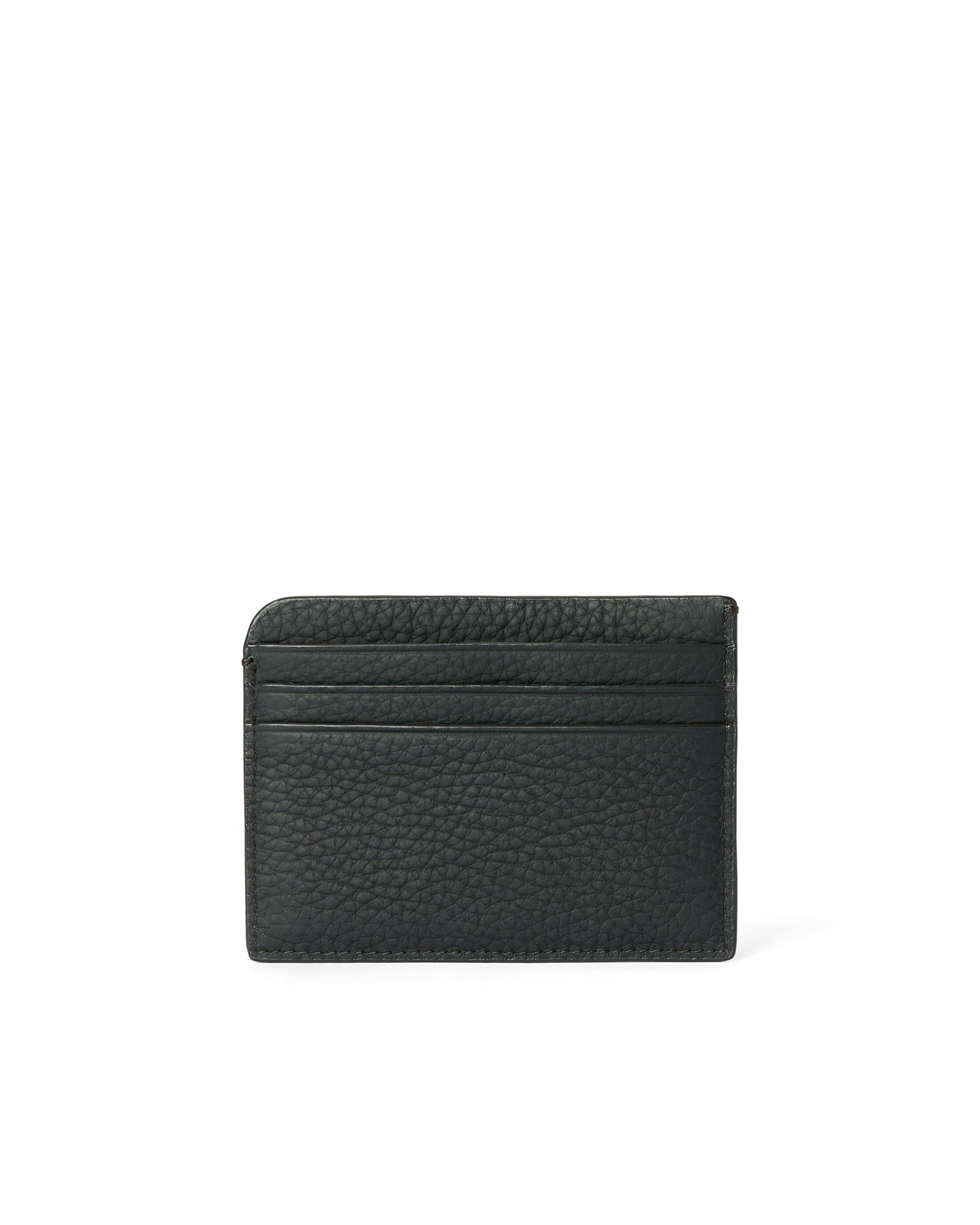 ECCO® Formal Leather Card Case - Black - Back